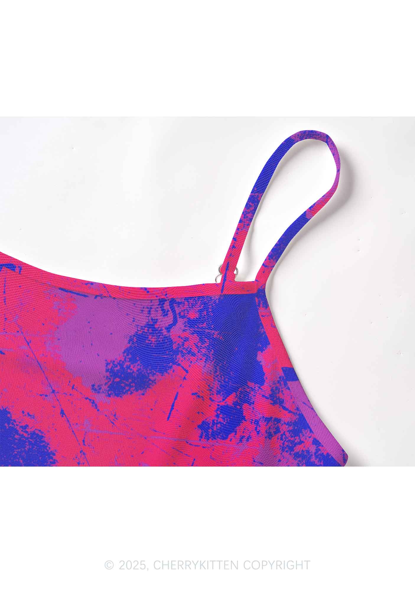 Bisexual Ink Pride Y2K Mesh Cami Tank Cherrykitten - Image 5