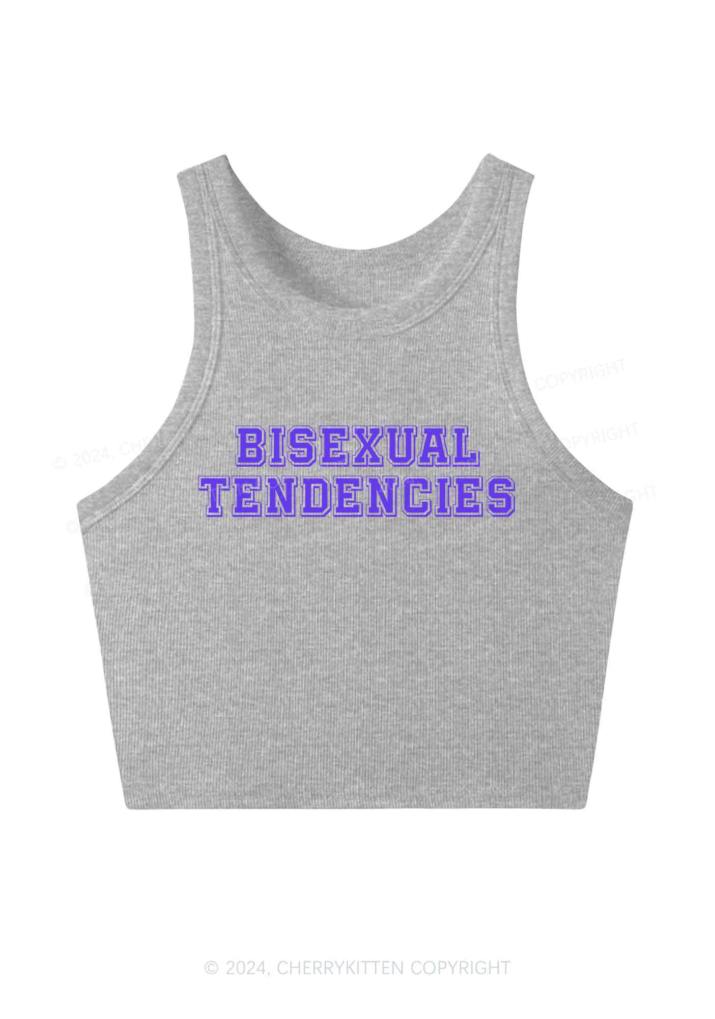 Bisexual Tendencies Y2K Crop Tank Top Cherrykitten - Image 3