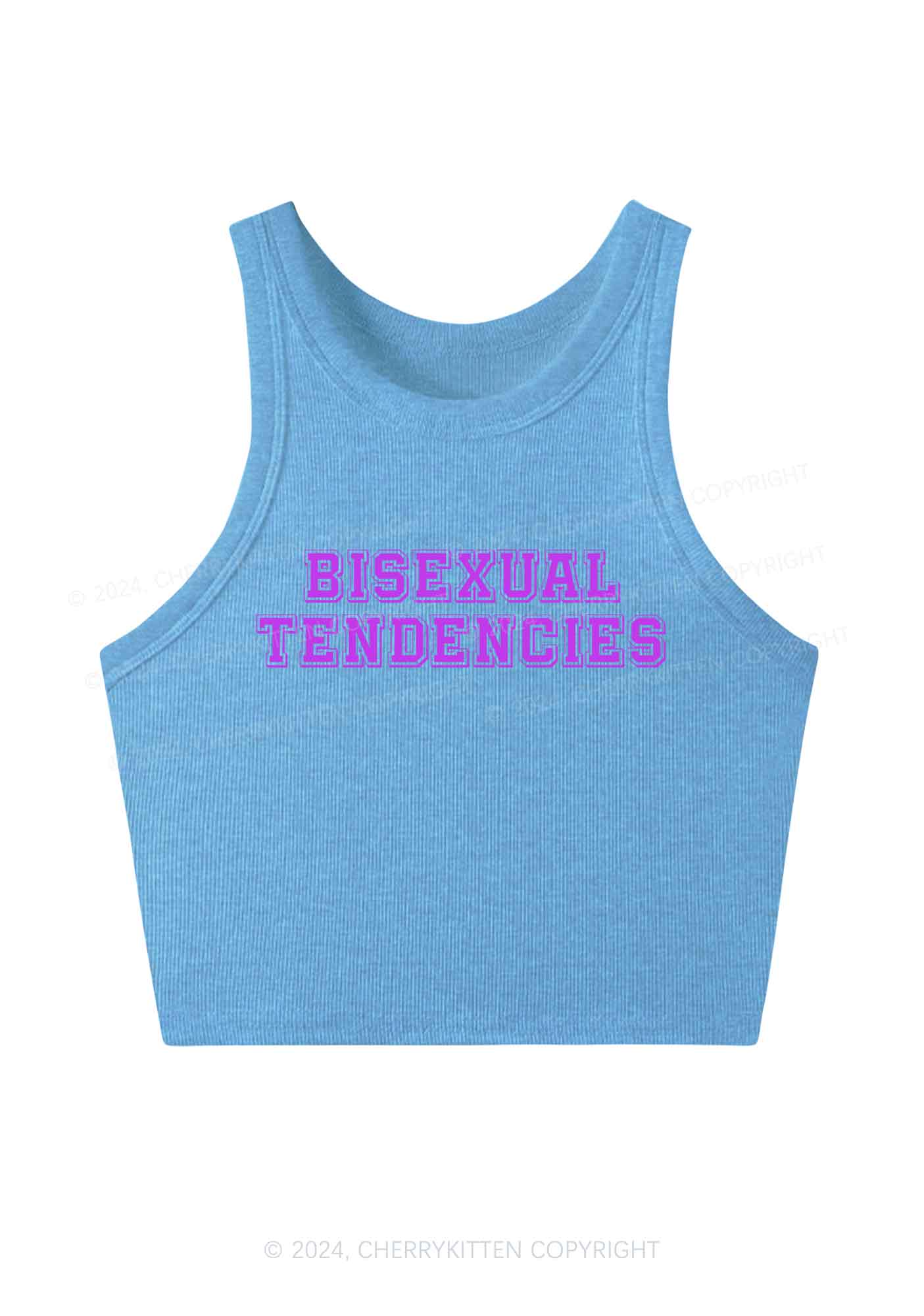 Bisexual Tendencies Y2K Crop Tank Top Cherrykitten - Image 4