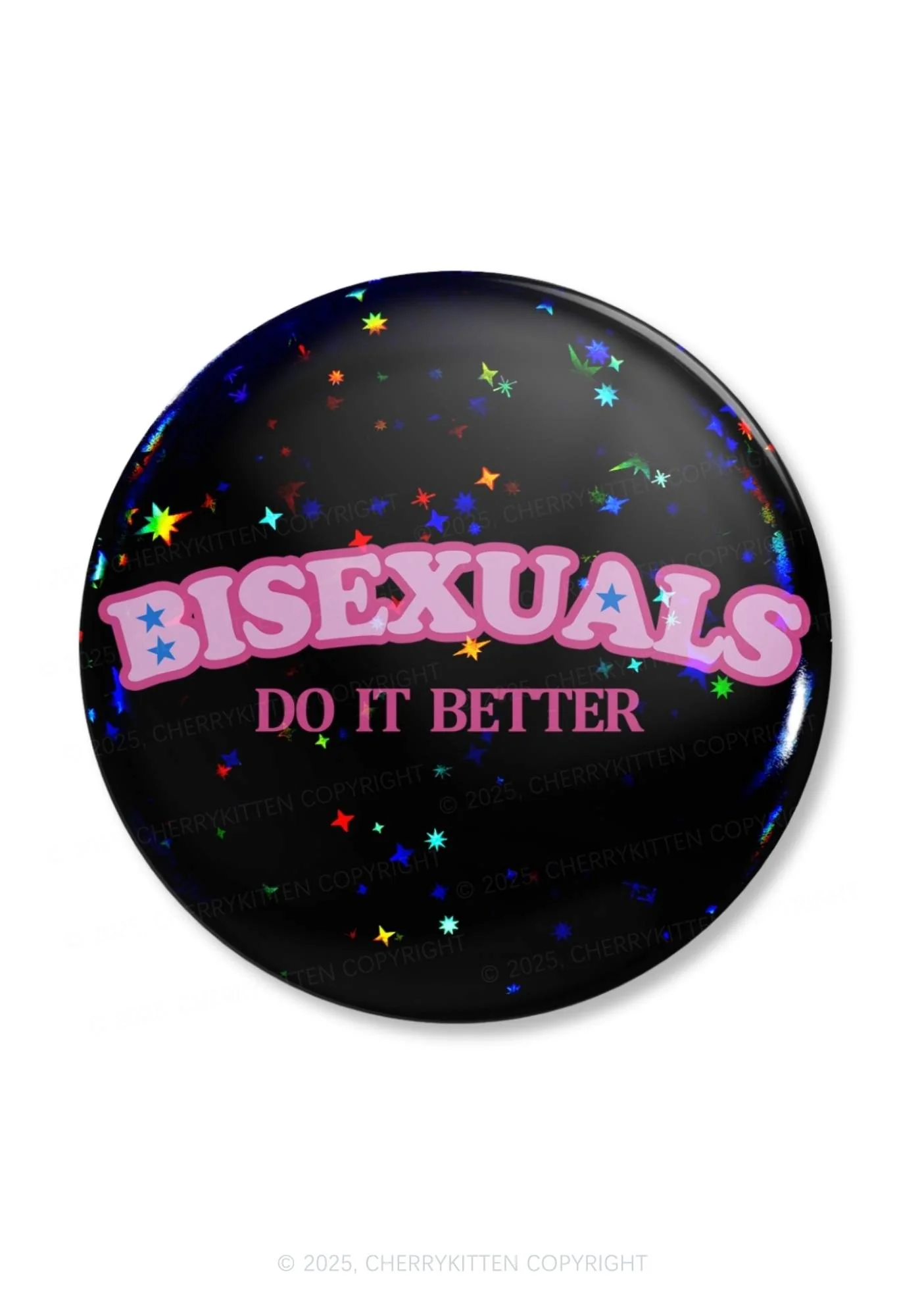 Bisexuals Do It Better Pride 1Pc Y2K Pin Badge Cherrykitten - Image 4
