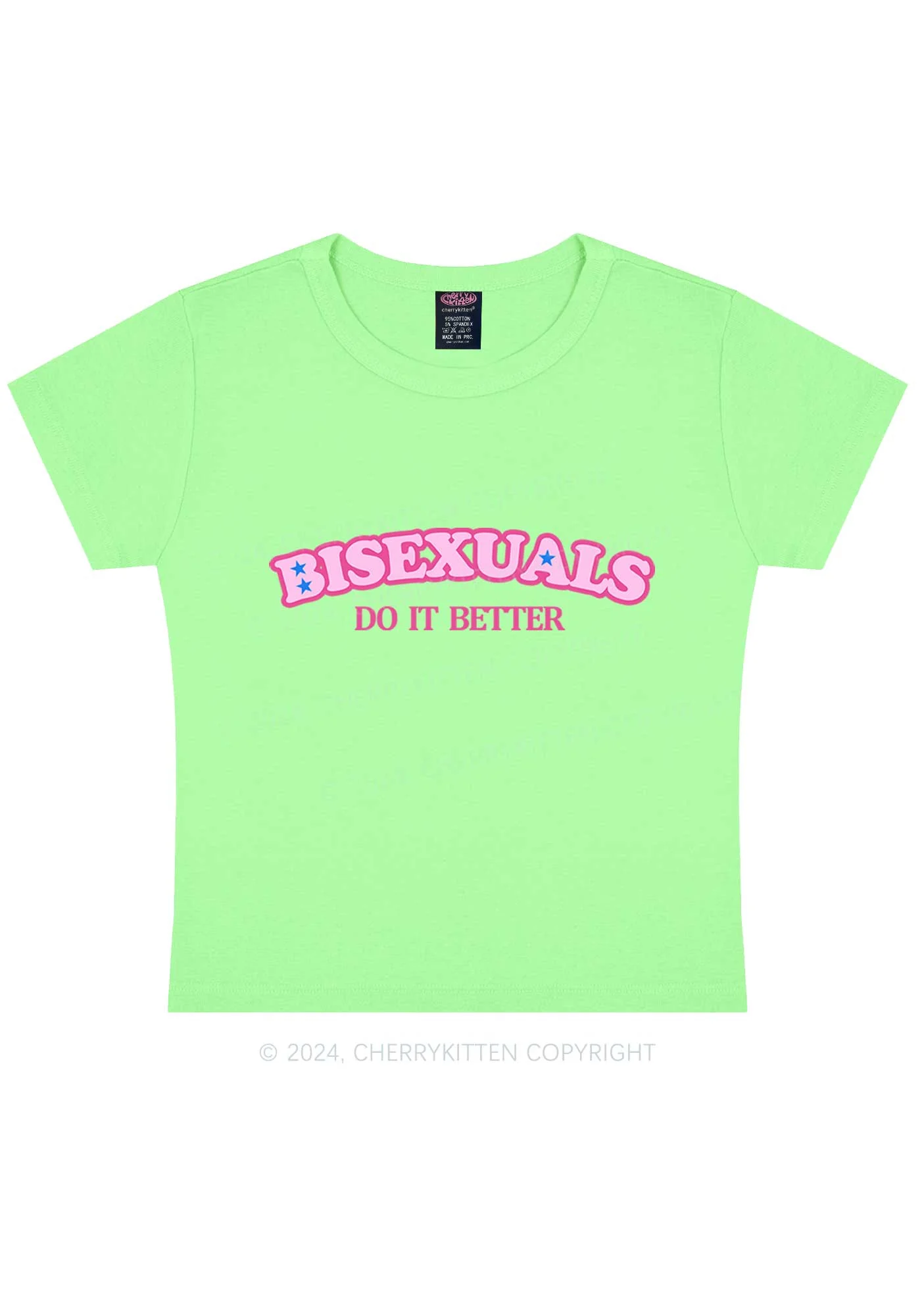 Bisexuals Do It Better Y2K Baby Tee Cherrykitten - Image 12