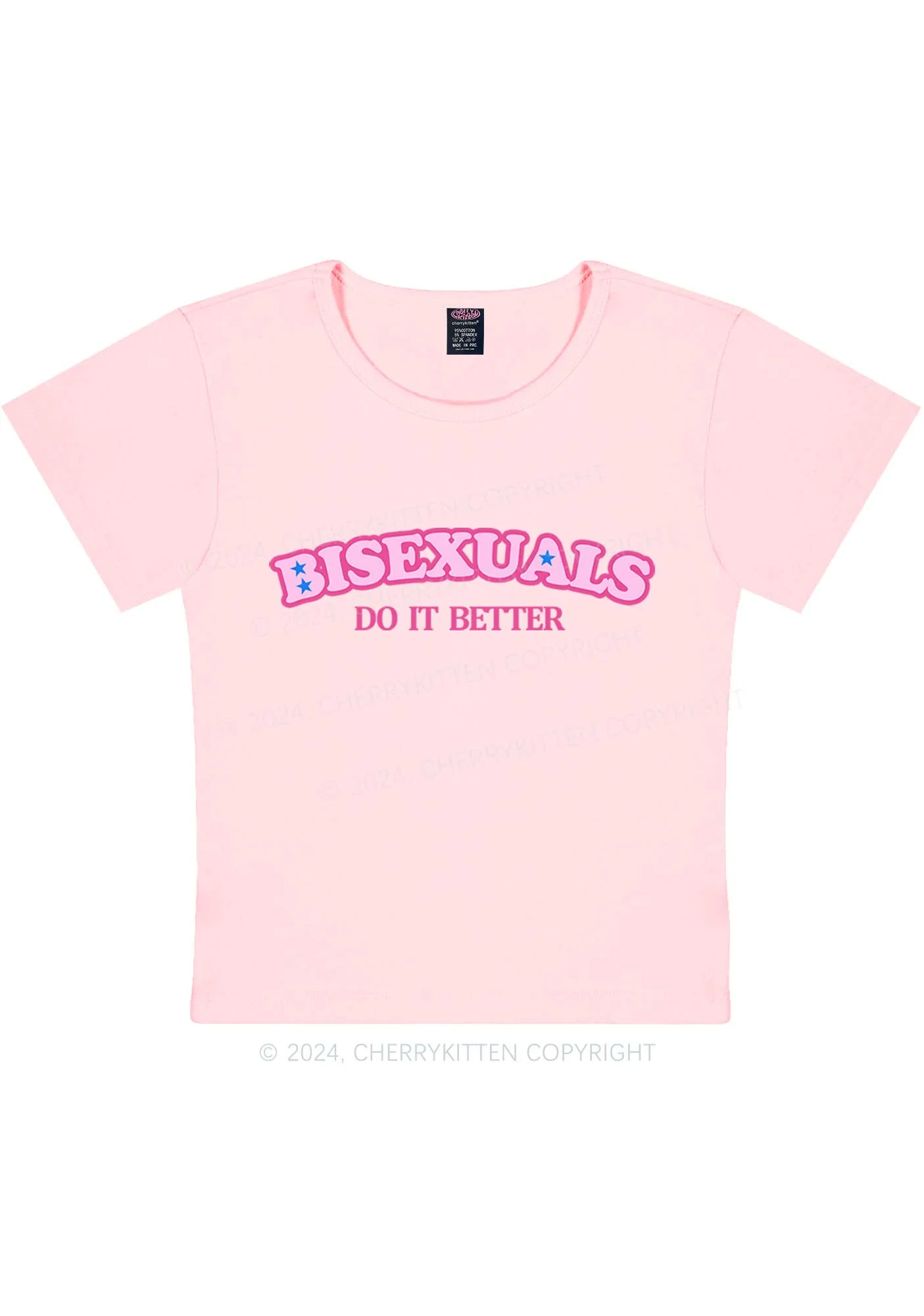 Bisexuals Do It Better Y2K Baby Tee Cherrykitten - Image 6