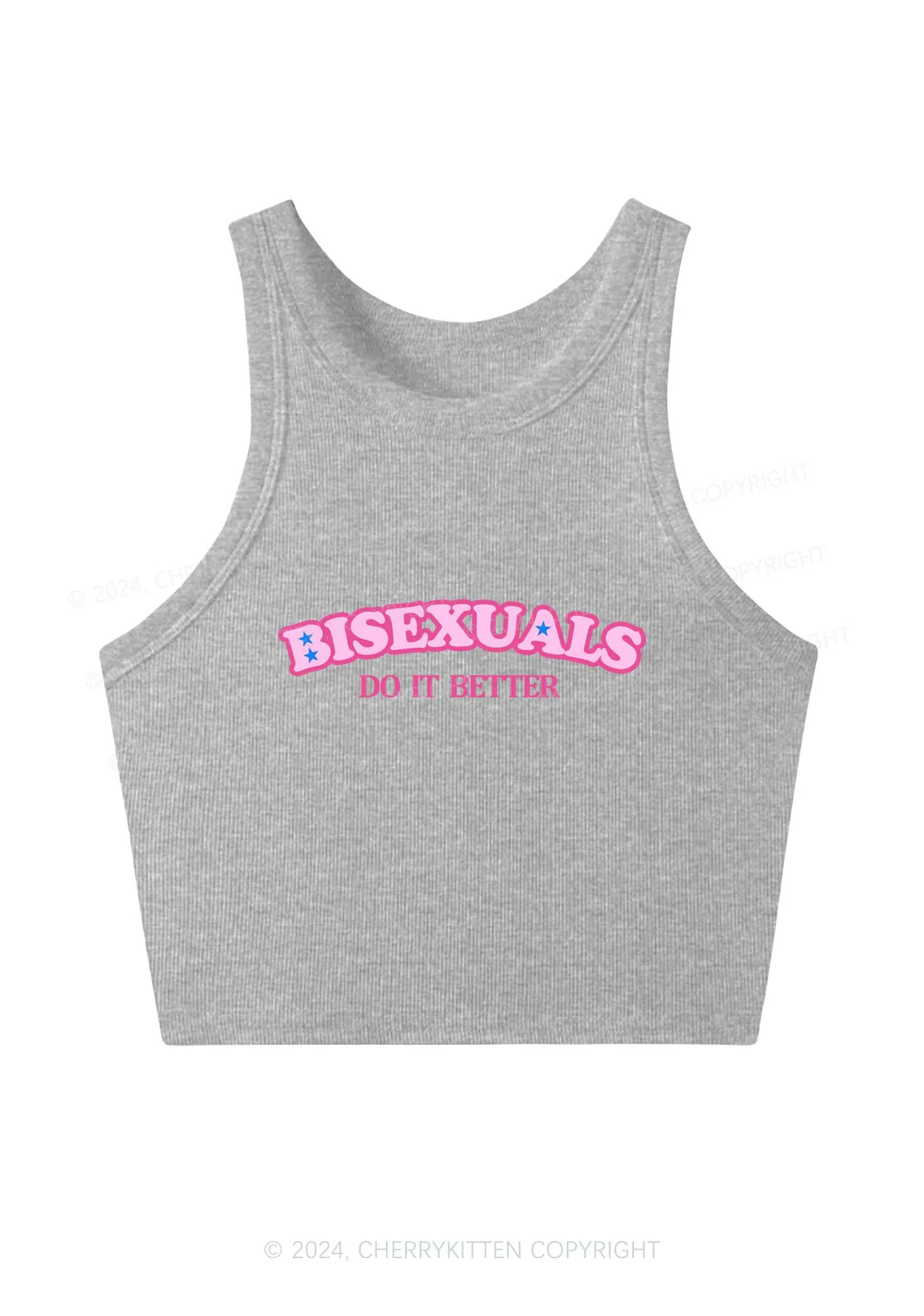Bisexuals Do It Better Y2K Crop Tank Top Cherrykitten - Image 3