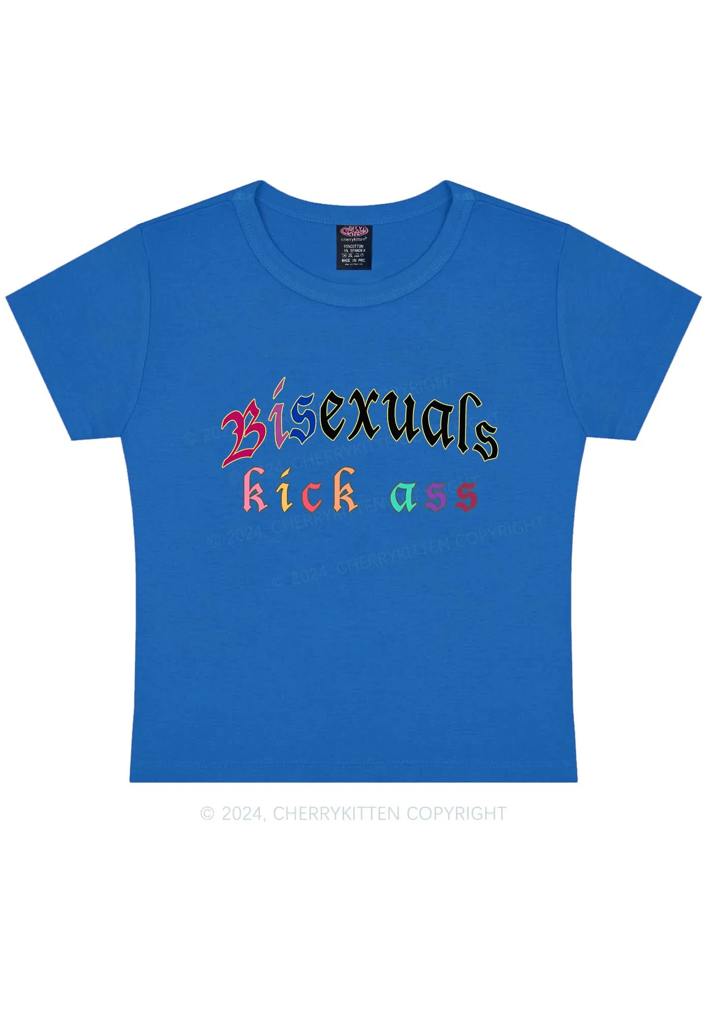 Bisexuals Kick Axx Y2K Baby Tee Cherrykitten - Image 10