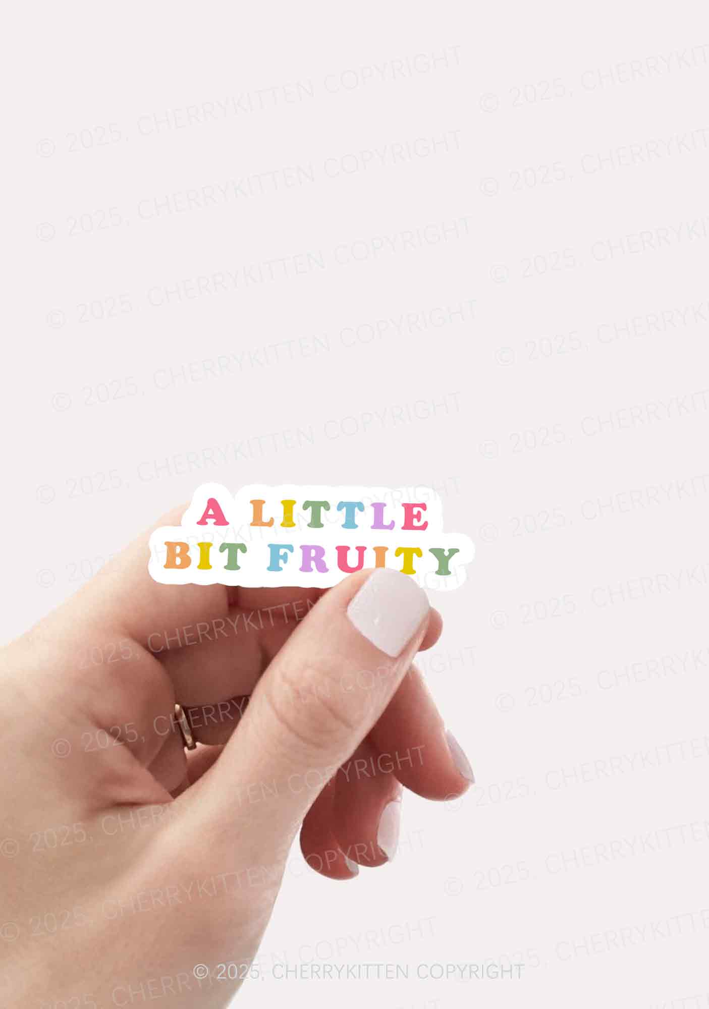 Bit Fruity Pride 1Pc Y2K Sticker Cherrykitten - Image 2