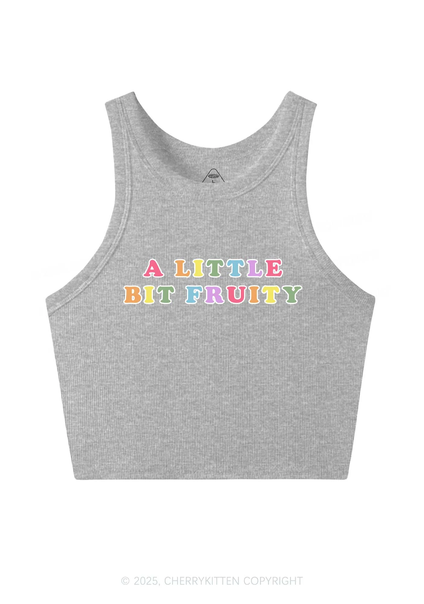 Bit Fruity Pride Y2K Crop Tank Top Cherrykitten - Image 4
