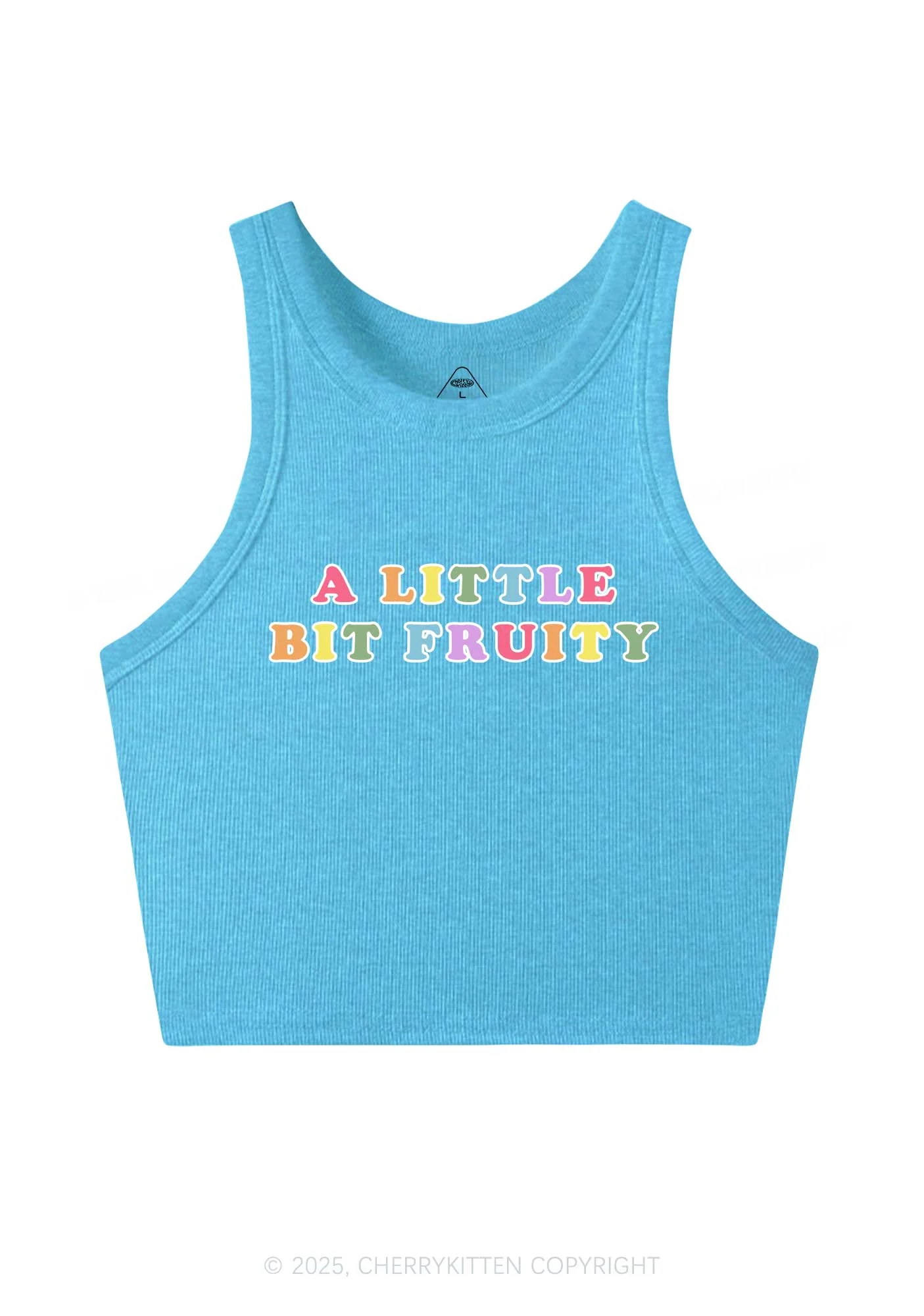Bit Fruity Pride Y2K Crop Tank Top Cherrykitten - Image 5