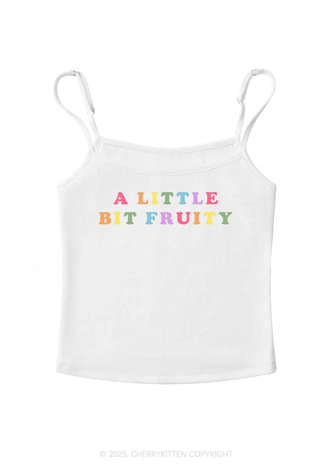 Bit Fruity Pride Y2K Spaghetti Strap Cami Cherrykitten - Image 3