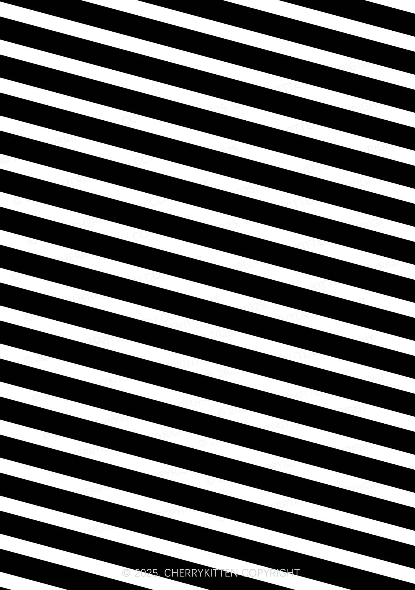 Black And White Stripes Y2K Print Bikini Set Cherrykitten - Image 2