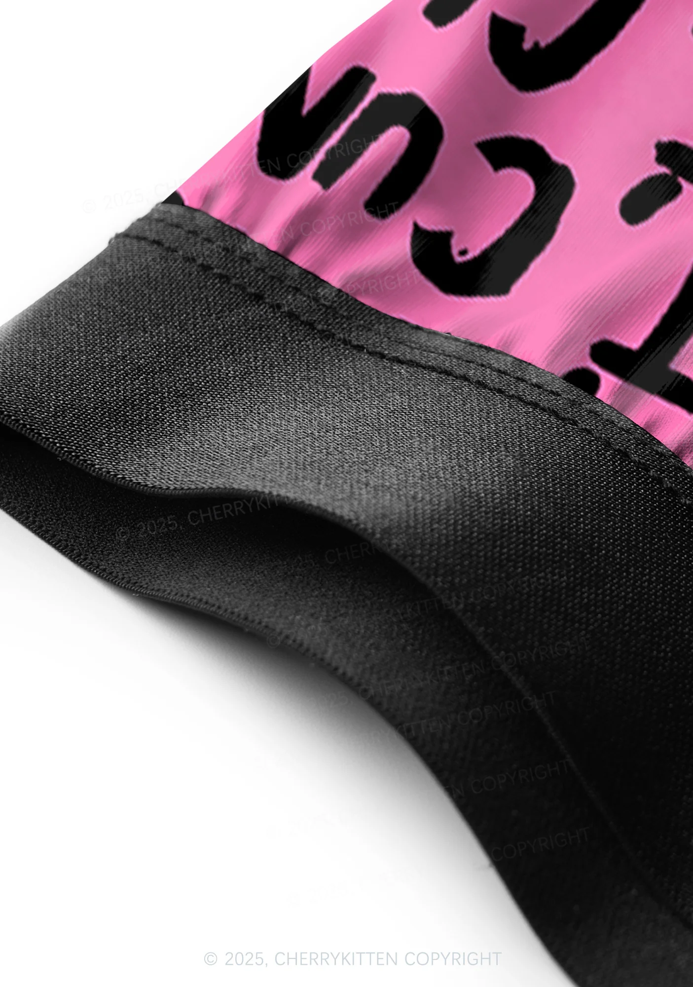 Black Cxxt On Pink Valentine's Day Y2K Print Couples Boxer Briefs Set Cherrykitten - Image 5