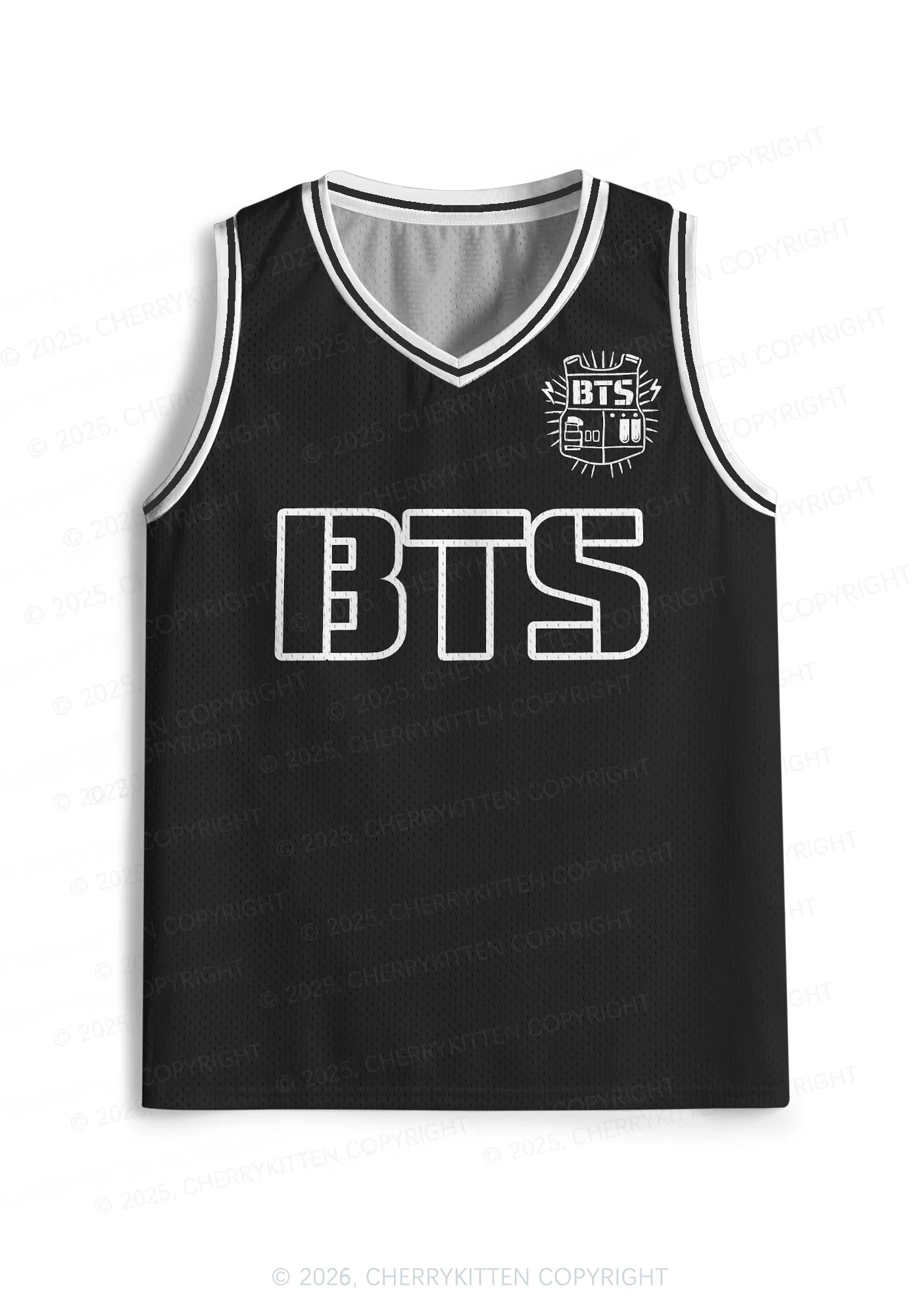 Black Kpop Members Y2K Sport Jersey Tank Cherrykitten - Image 8