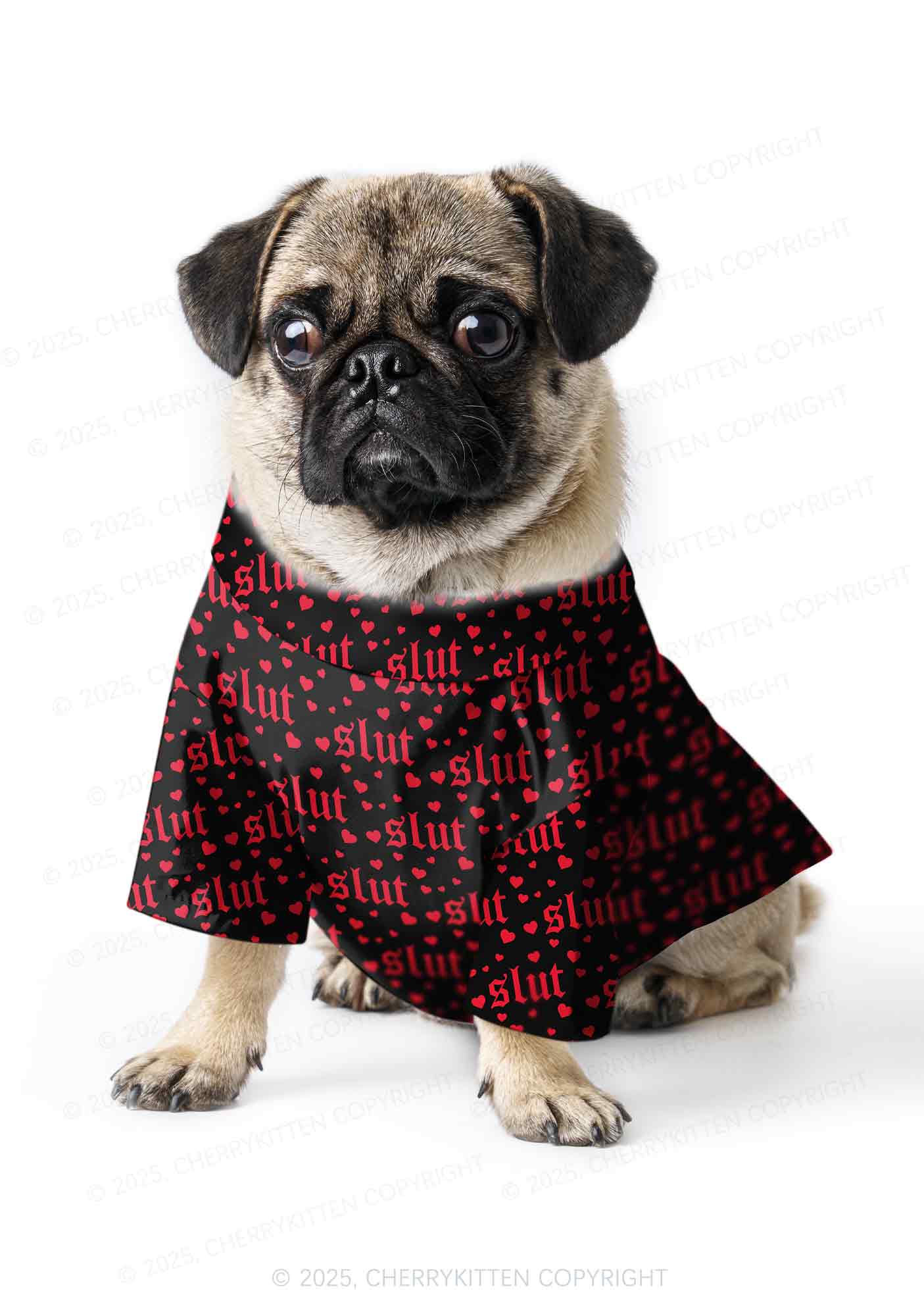 Black Slxt Y2K Pet Shirts Cherrykitten - Image 3