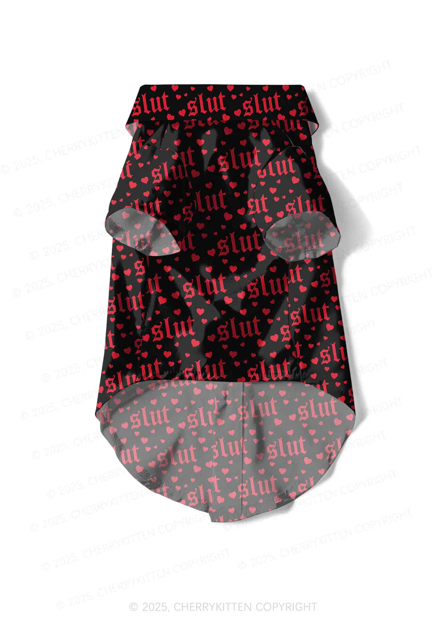 Black Slxt Y2K Pet Shirts Cherrykitten - Image 4