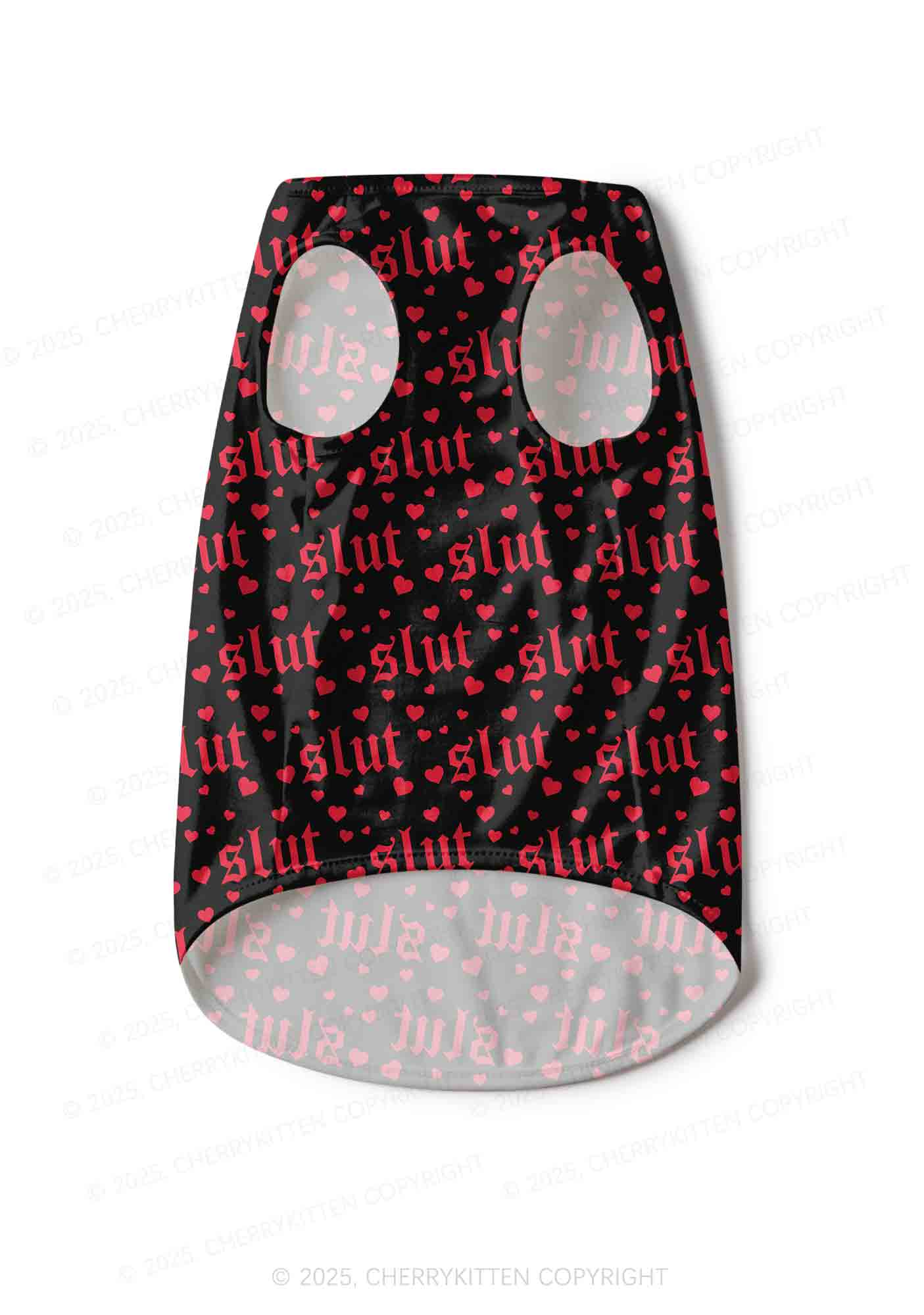 Black Slxt Y2K Pet Tank Top Cherrykitten - Image 4