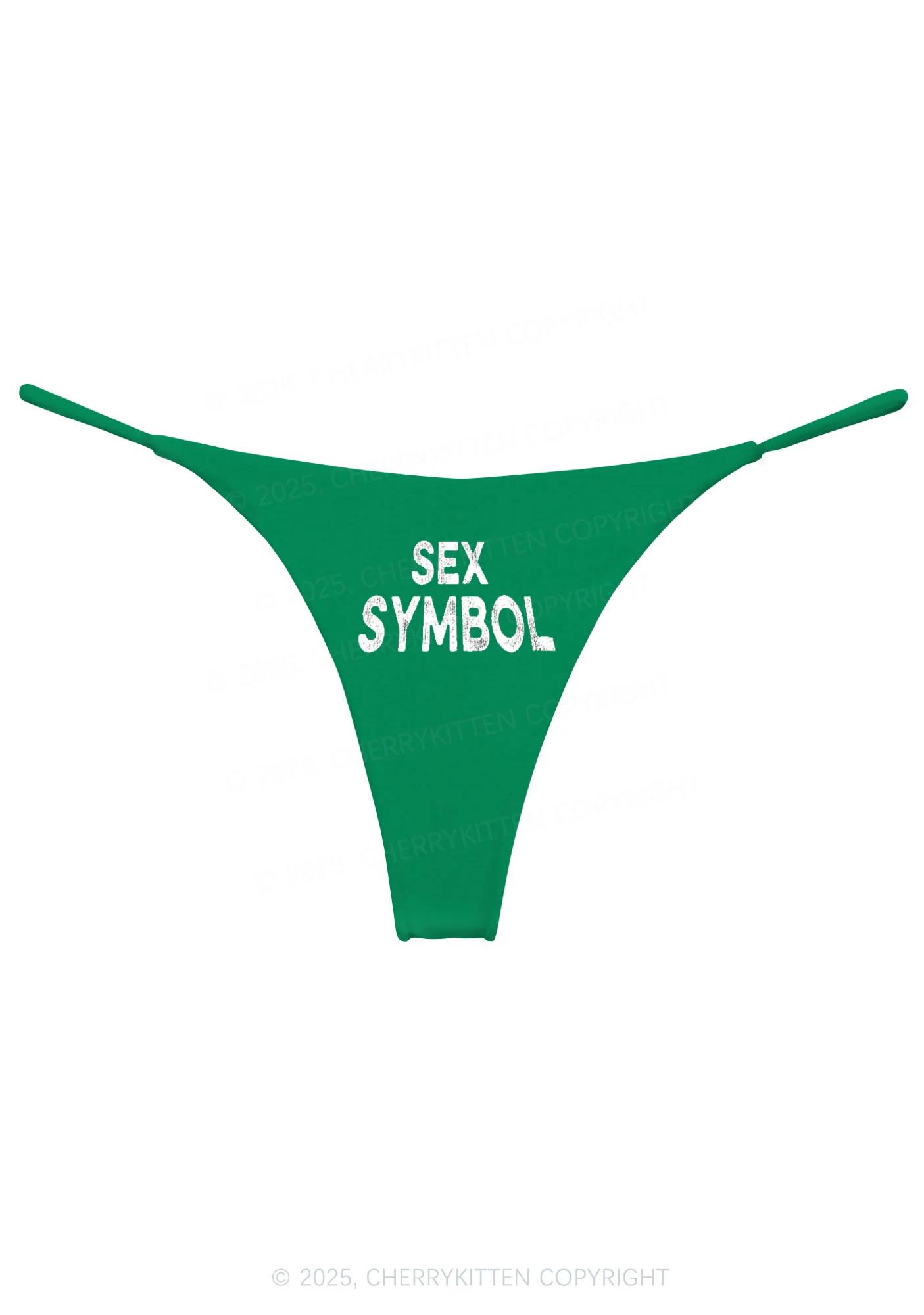 Black Sx Symbol Y2K Bikini String Thong Cherrykitten - Image 7