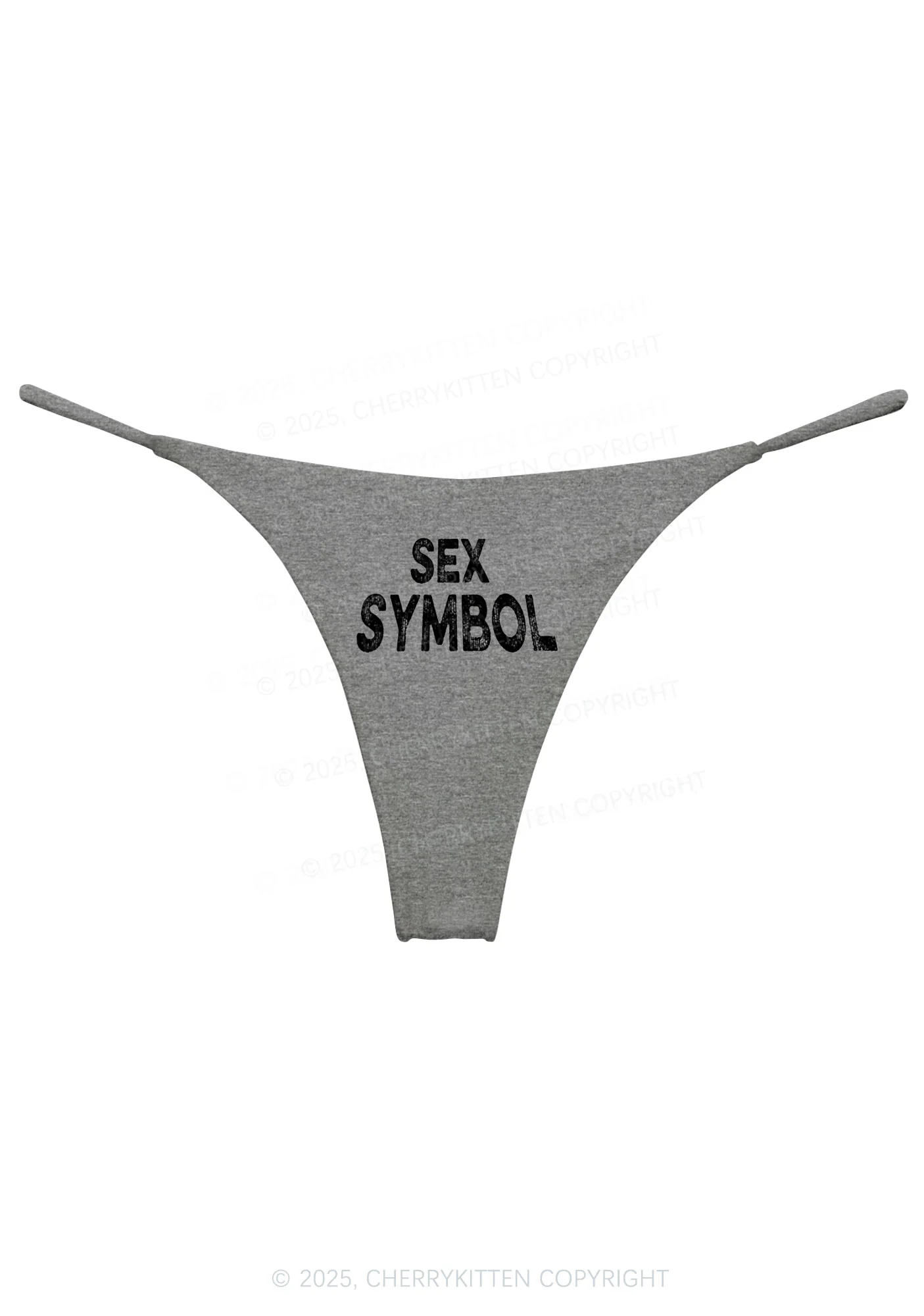 Black Sx Symbol Y2K Bikini String Thong Cherrykitten - Image 9