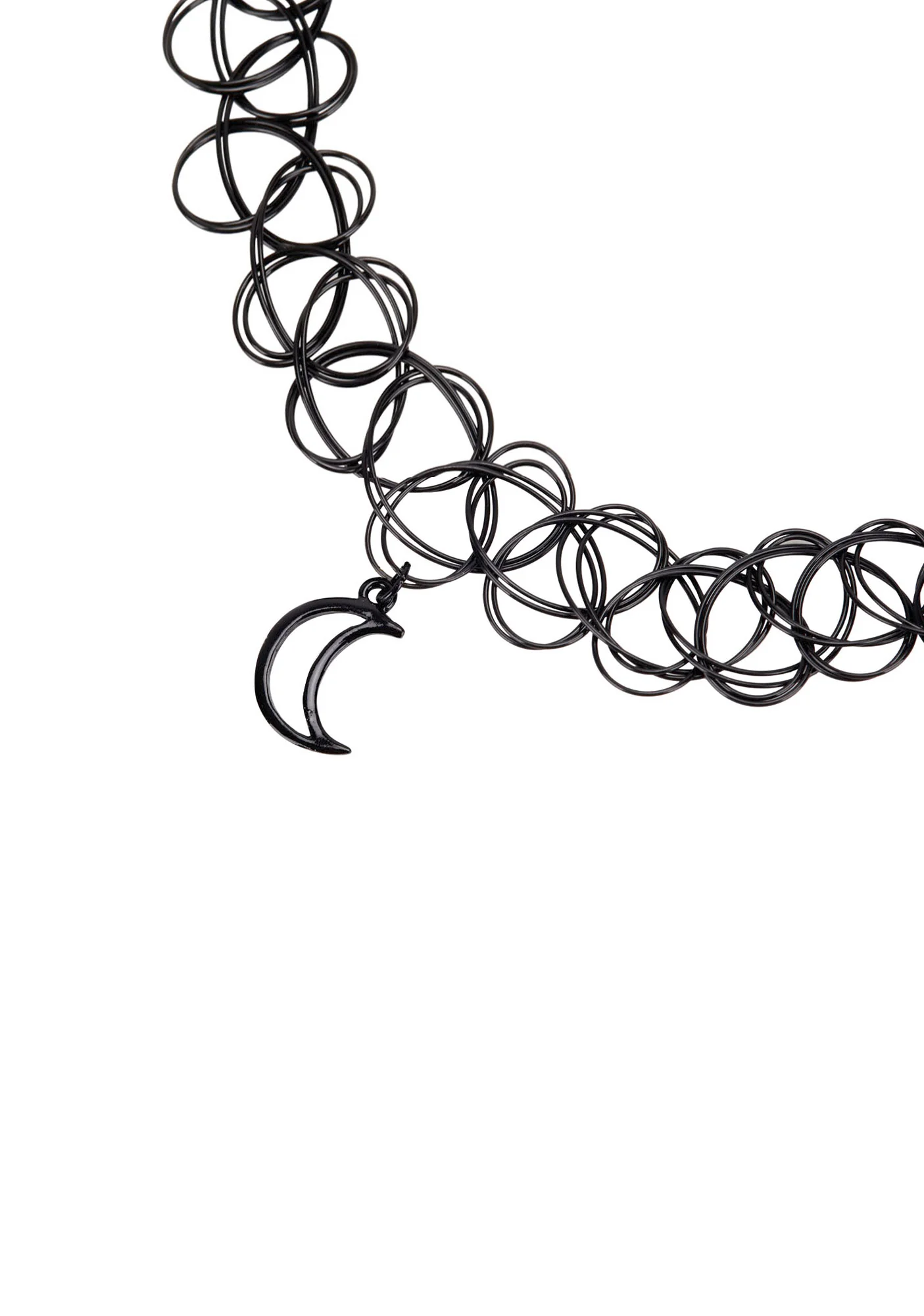 Black Vintage Choker Y2K Necklace Cherrykitten - Image 4