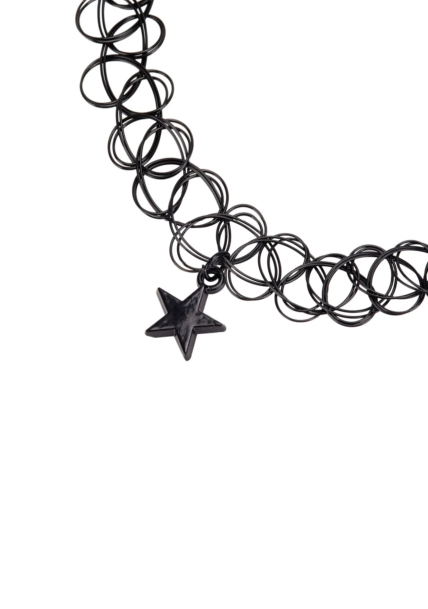 Black Vintage Choker Y2K Necklace Cherrykitten - Image 5