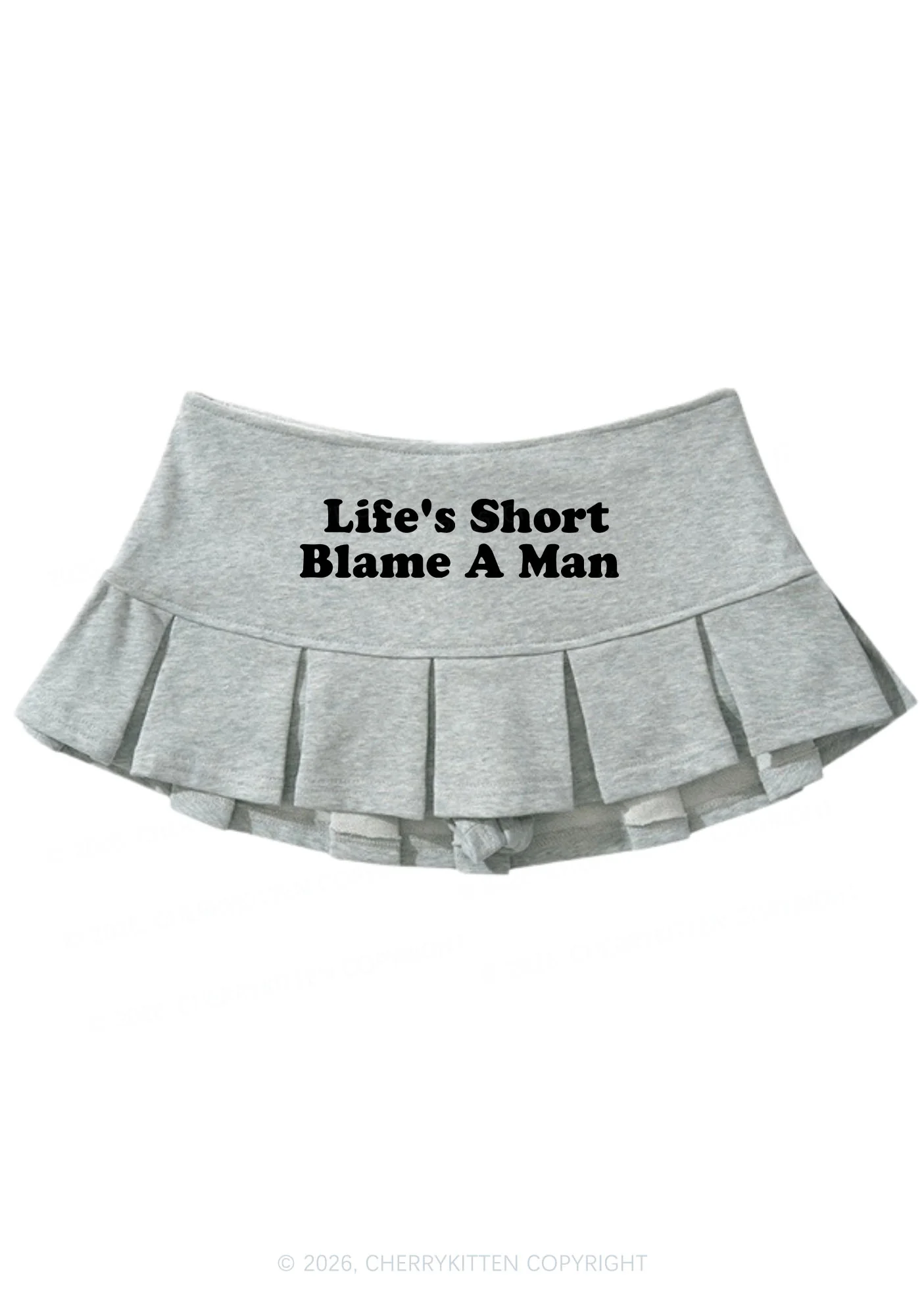 Blame A Man Y2K Mini Pleated Skirts Cherrykitten - Image 2