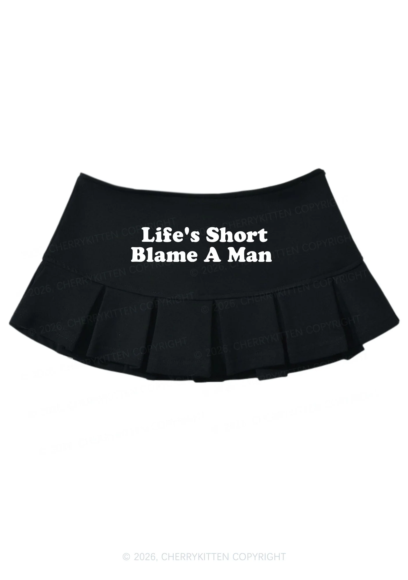 Blame A Man Y2K Mini Pleated Skirts Cherrykitten - Image 3