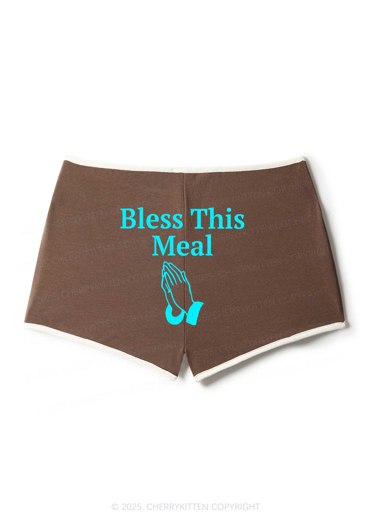 Bless This Meal Y2K Booty Shorts Cherrykitten - Image 3