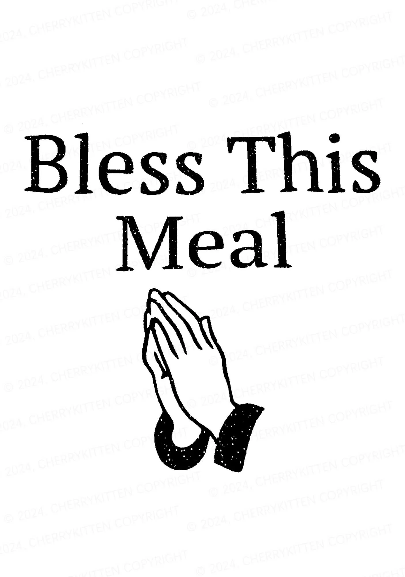 Bless This Meal Y2K Flat String Thong Cherrykitten - Image 2