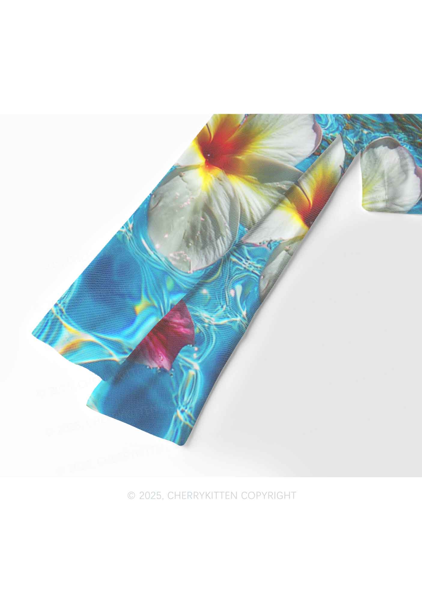 Blooming Floral Y2K Mesh Long Sleeve Crop Top Cherrykitten - Image 4