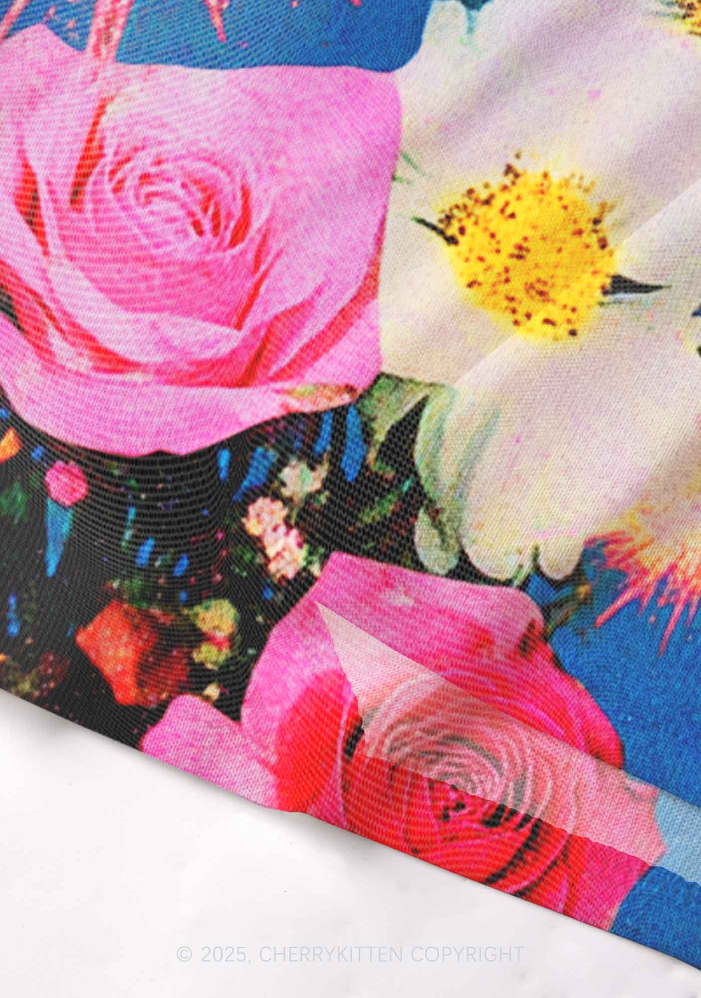 Blooming Flowers Y2K Mesh Cami Tank Cherrykitten - Image 4