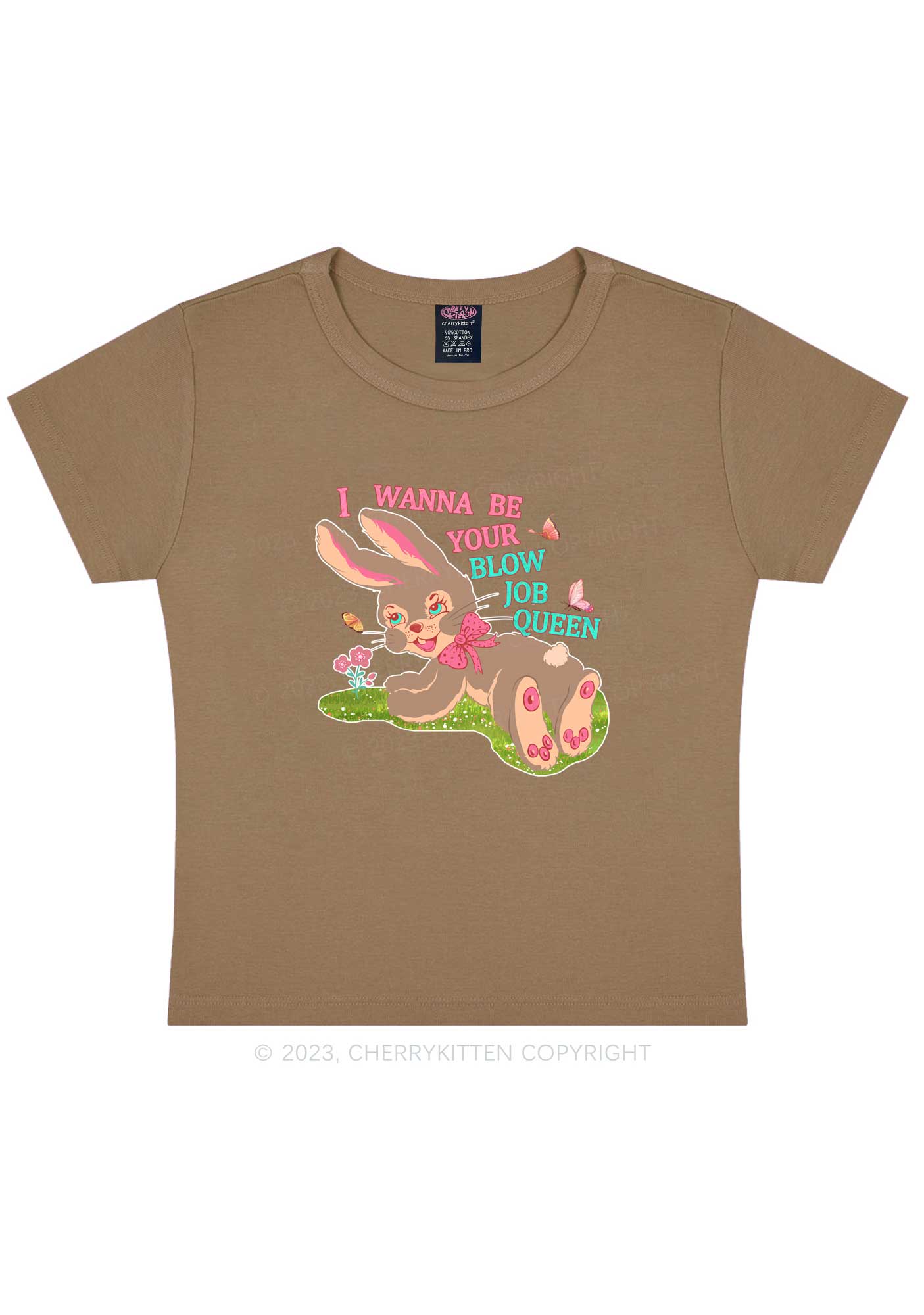 Blow Job Queen Y2K Baby Tee Cherrykitten - Image 8