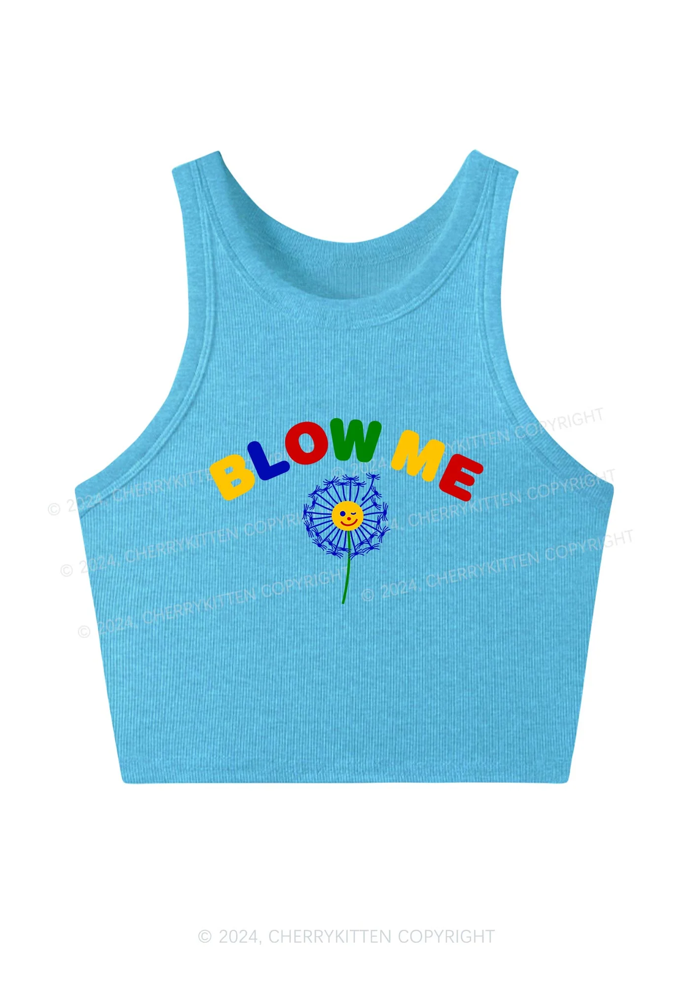 Blow Me Y2K Crop Tank Top Cherrykitten - Image 4