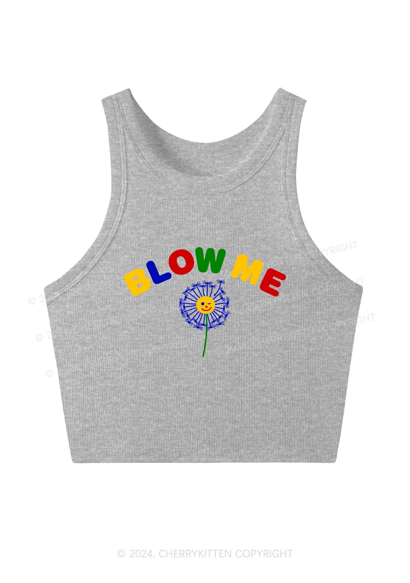 Blow Me Y2K Crop Tank Top Cherrykitten - Image 5