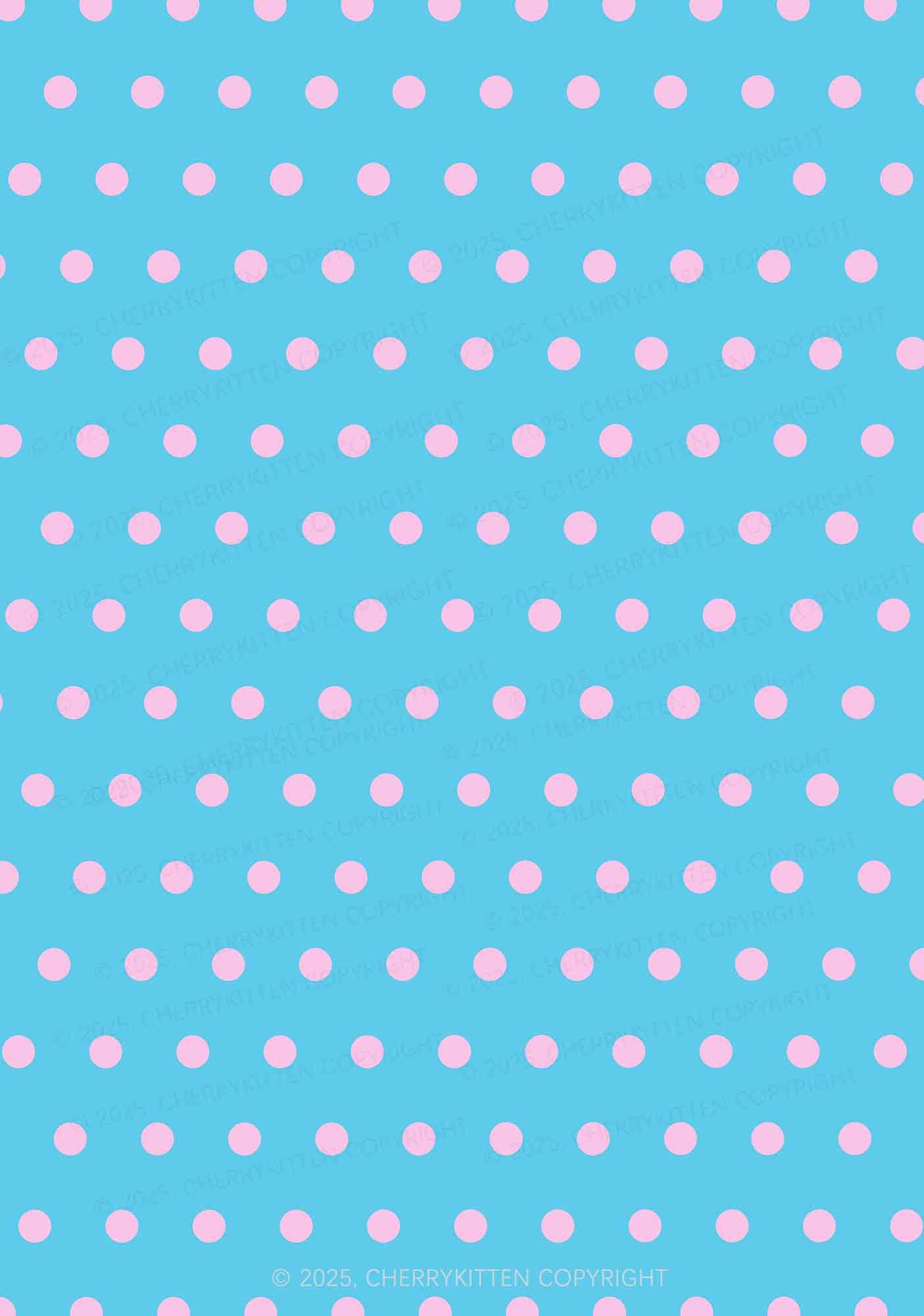 Blue And Pink Dots Y2K Print Bikini Set Cherrykitten - Image 2