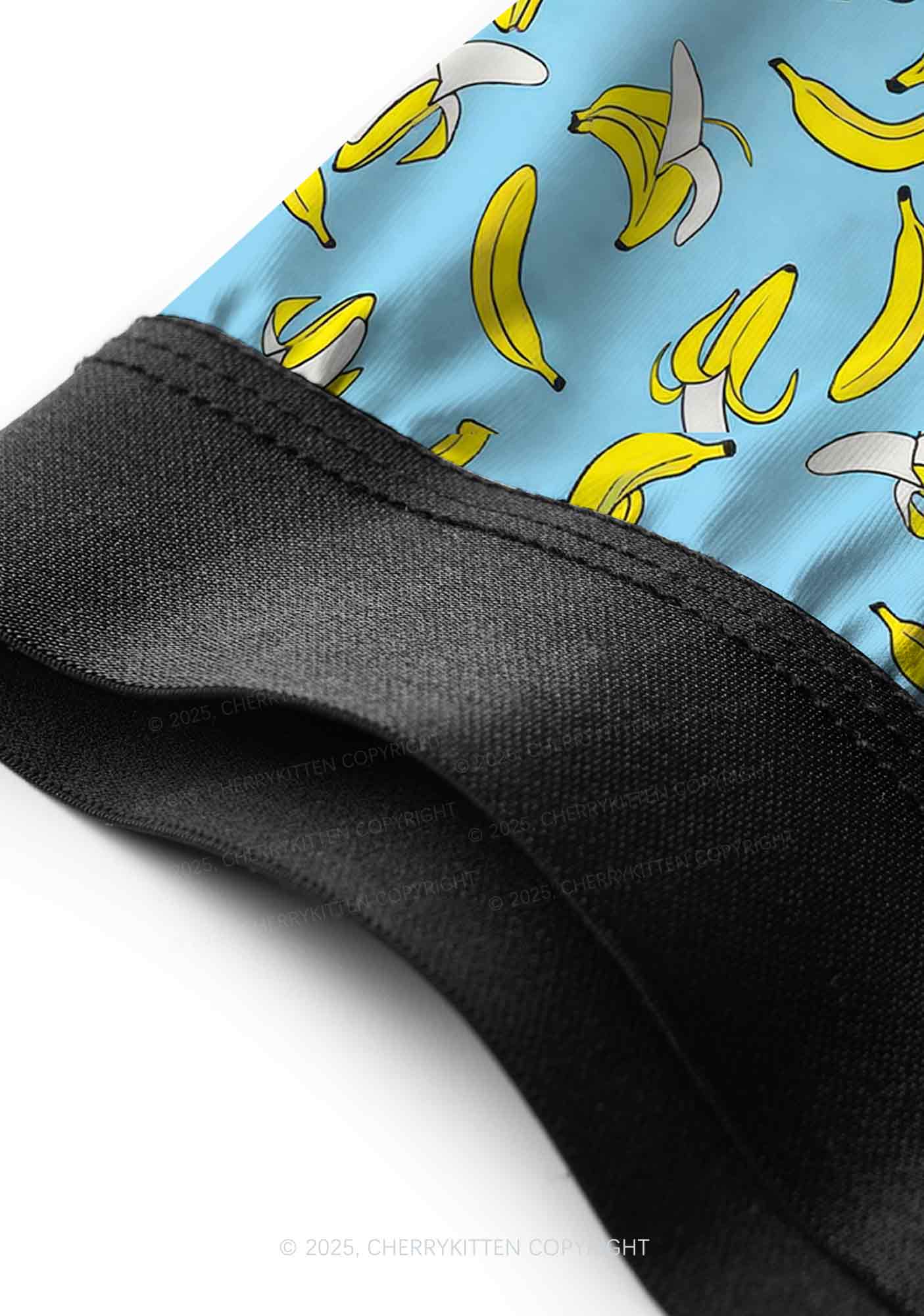 Blue Banana Y2K Print Men Boxer Briefs Cherrykitten - Image 4