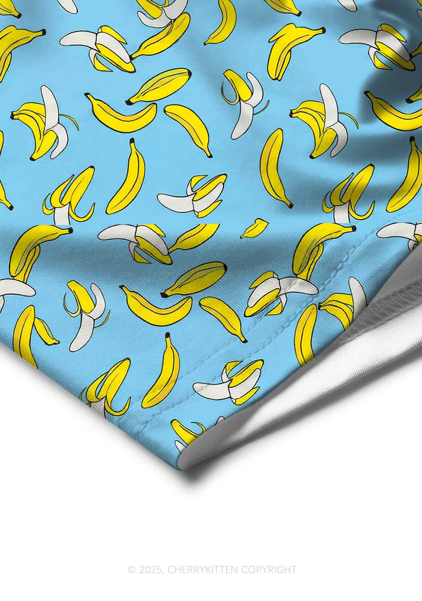 Blue Banana Y2K Print Men Boxer Briefs Cherrykitten - Image 5