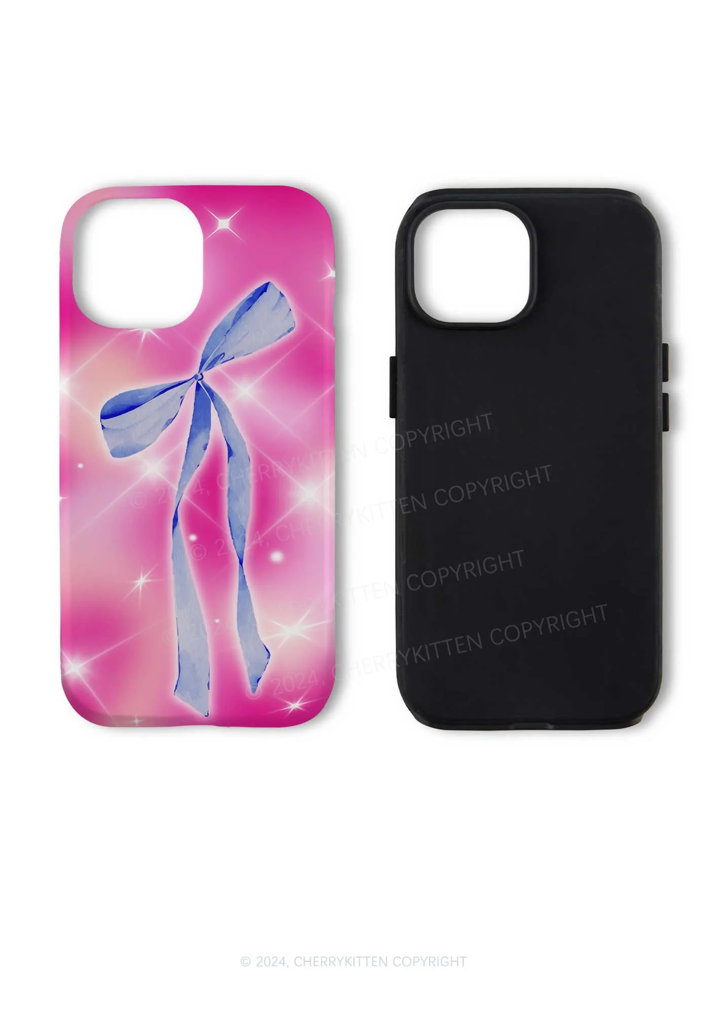 Blue Bow Y2K Phone Case Cherrykitten - Image 5