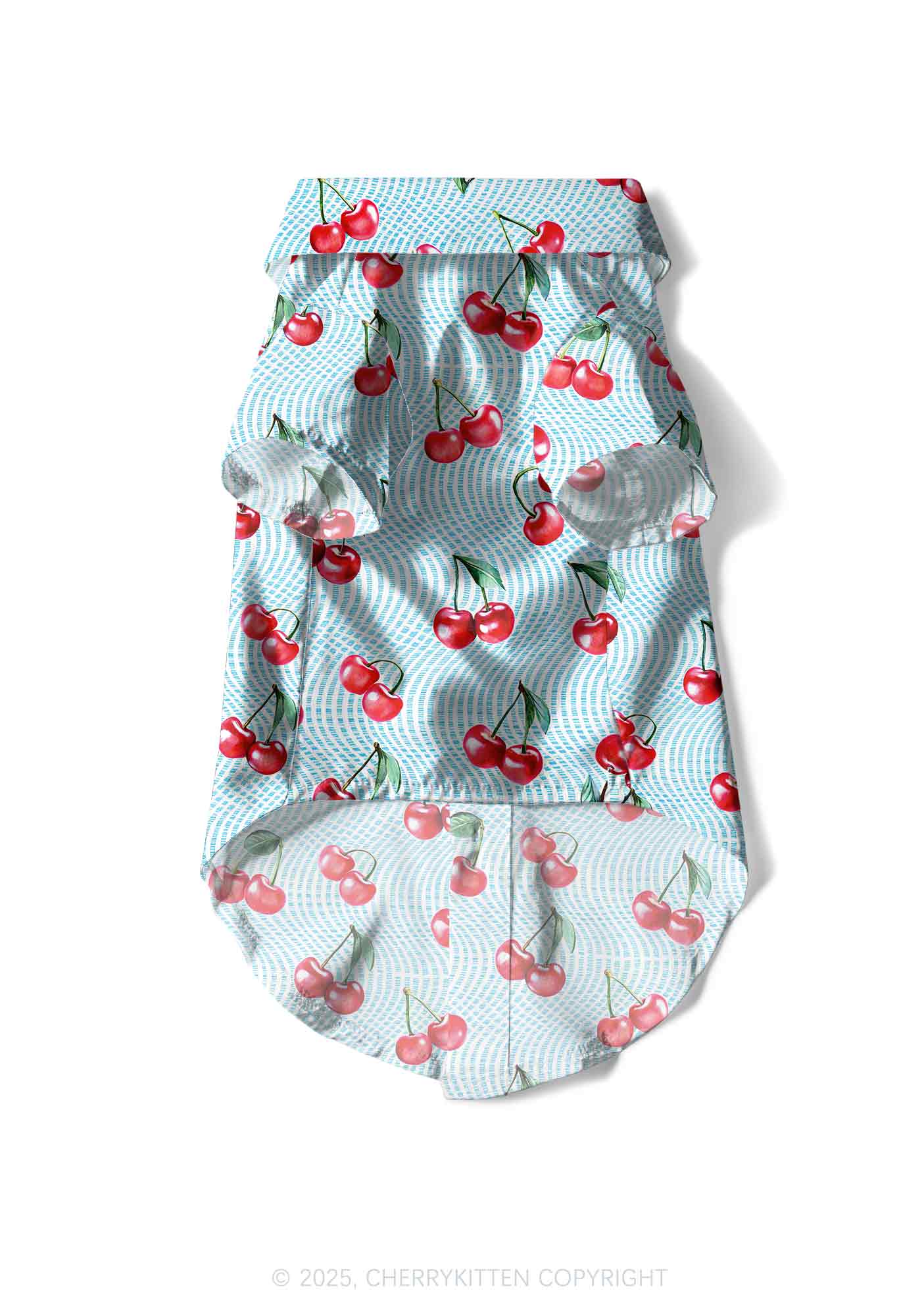 Blue Cherry Y2K Pet Shirts Cherrykitten - Image 4