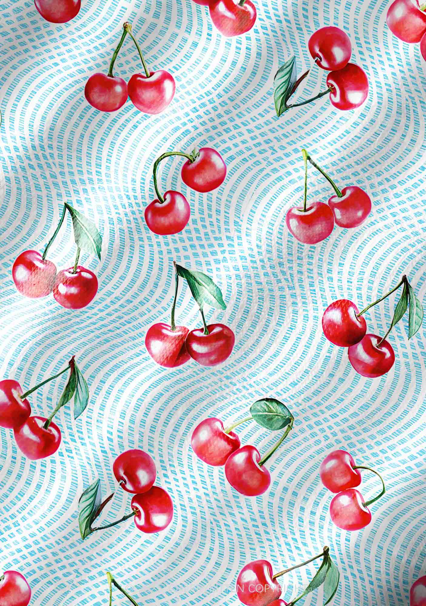 Blue Cherry Y2K Pet Tank Top Cherrykitten - Image 5