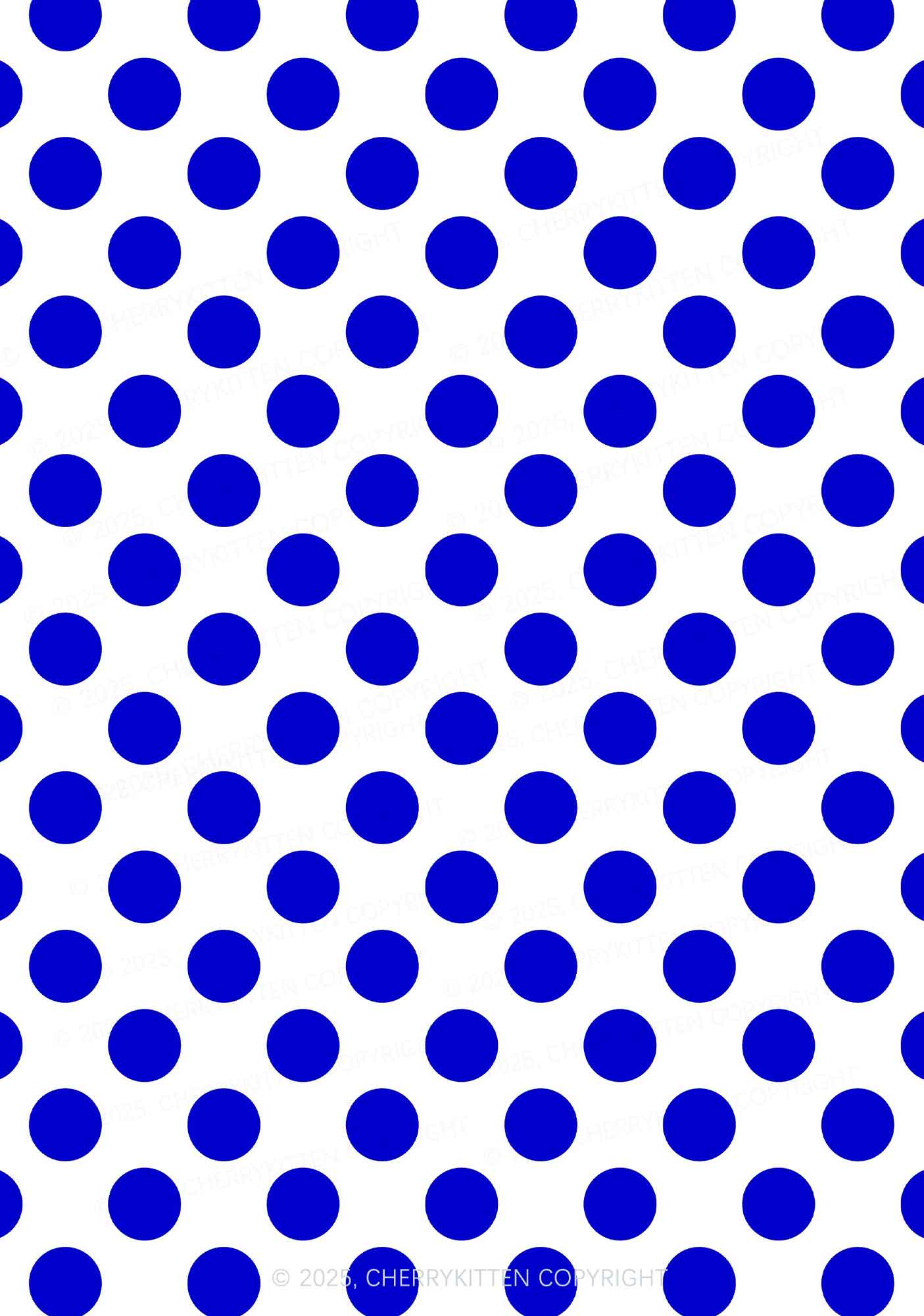 Blue Dotty Y2K Print Bikini Set Cherrykitten - Image 2