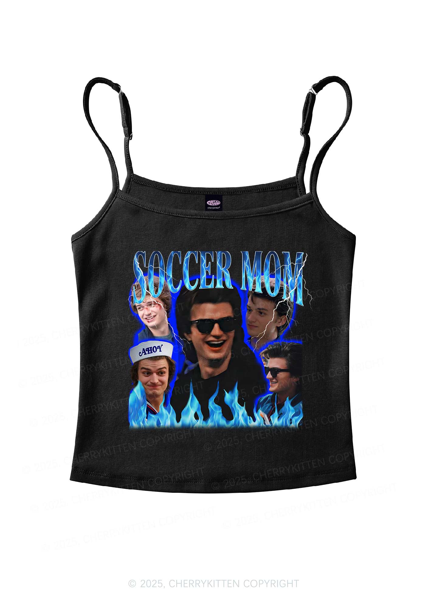 Blue Soccer Mom Y2K Spaghetti Strap Cami Cherrykitten - Image 3