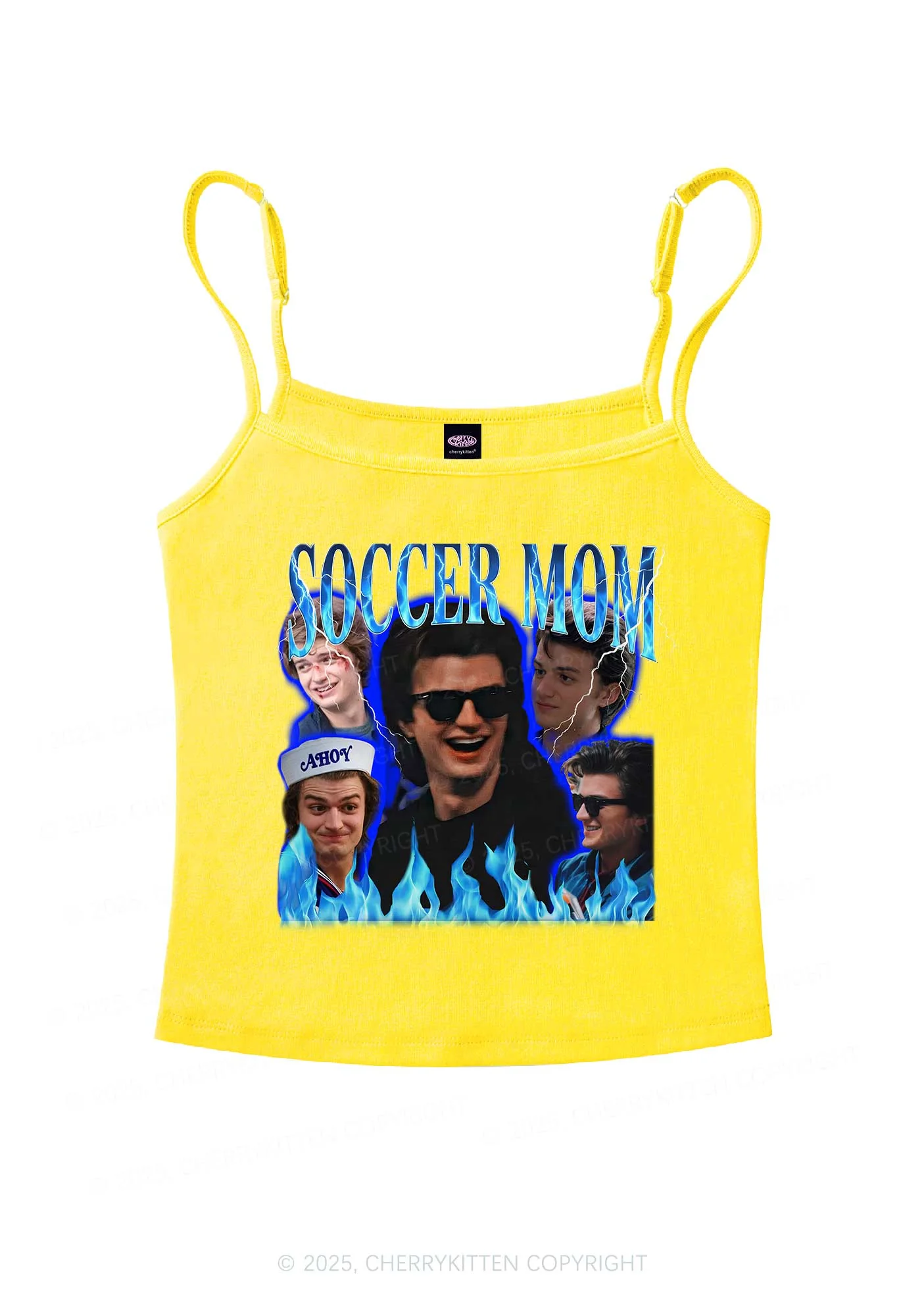 Blue Soccer Mom Y2K Spaghetti Strap Cami Cherrykitten - Image 5