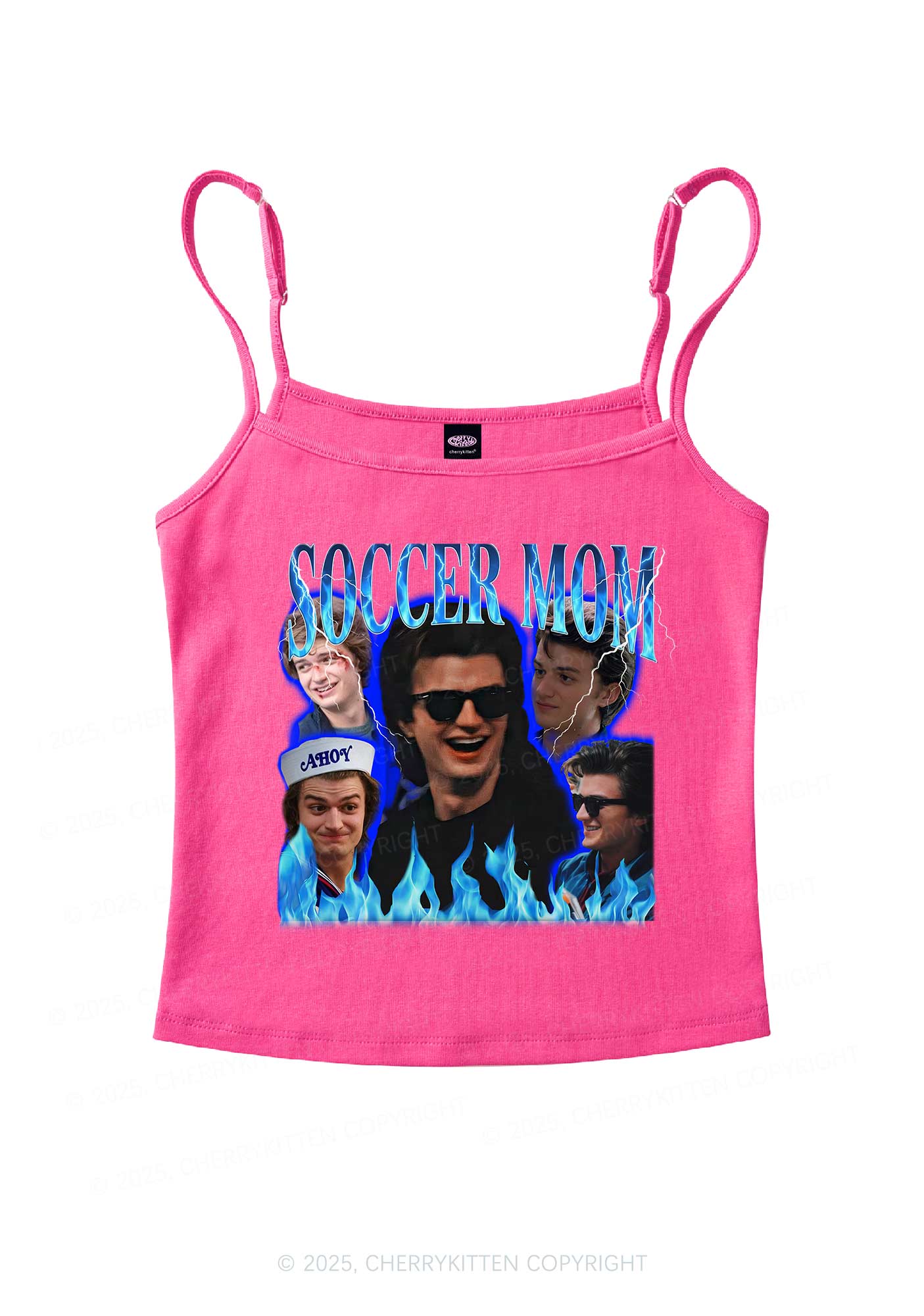 Blue Soccer Mom Y2K Spaghetti Strap Cami Cherrykitten - Image 6