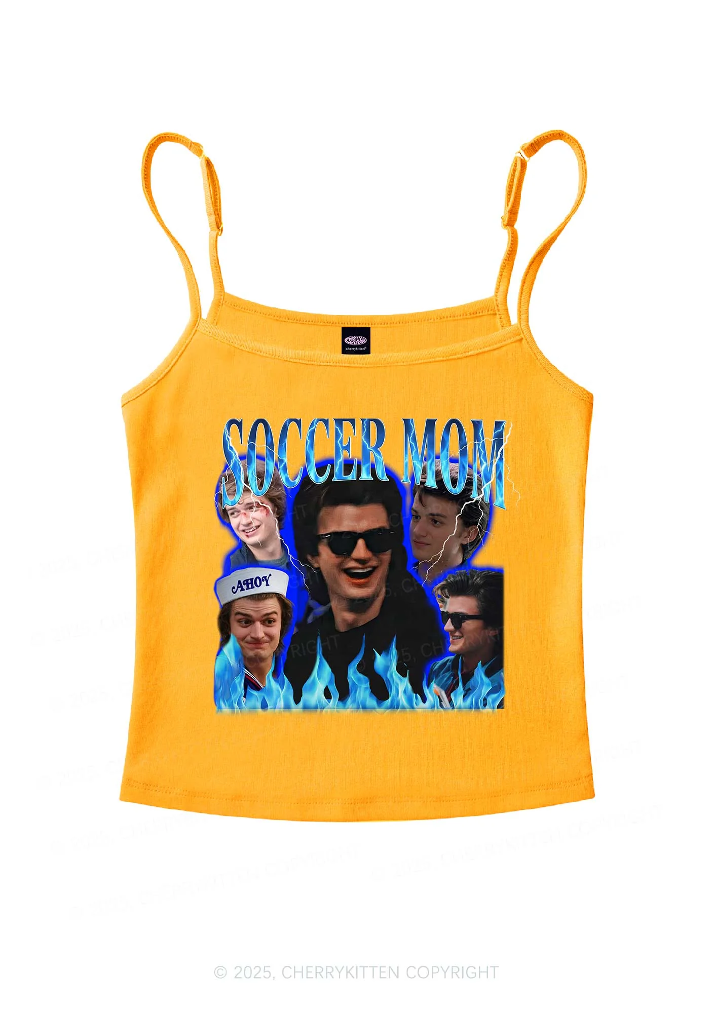 Blue Soccer Mom Y2K Spaghetti Strap Cami Cherrykitten - Image 7