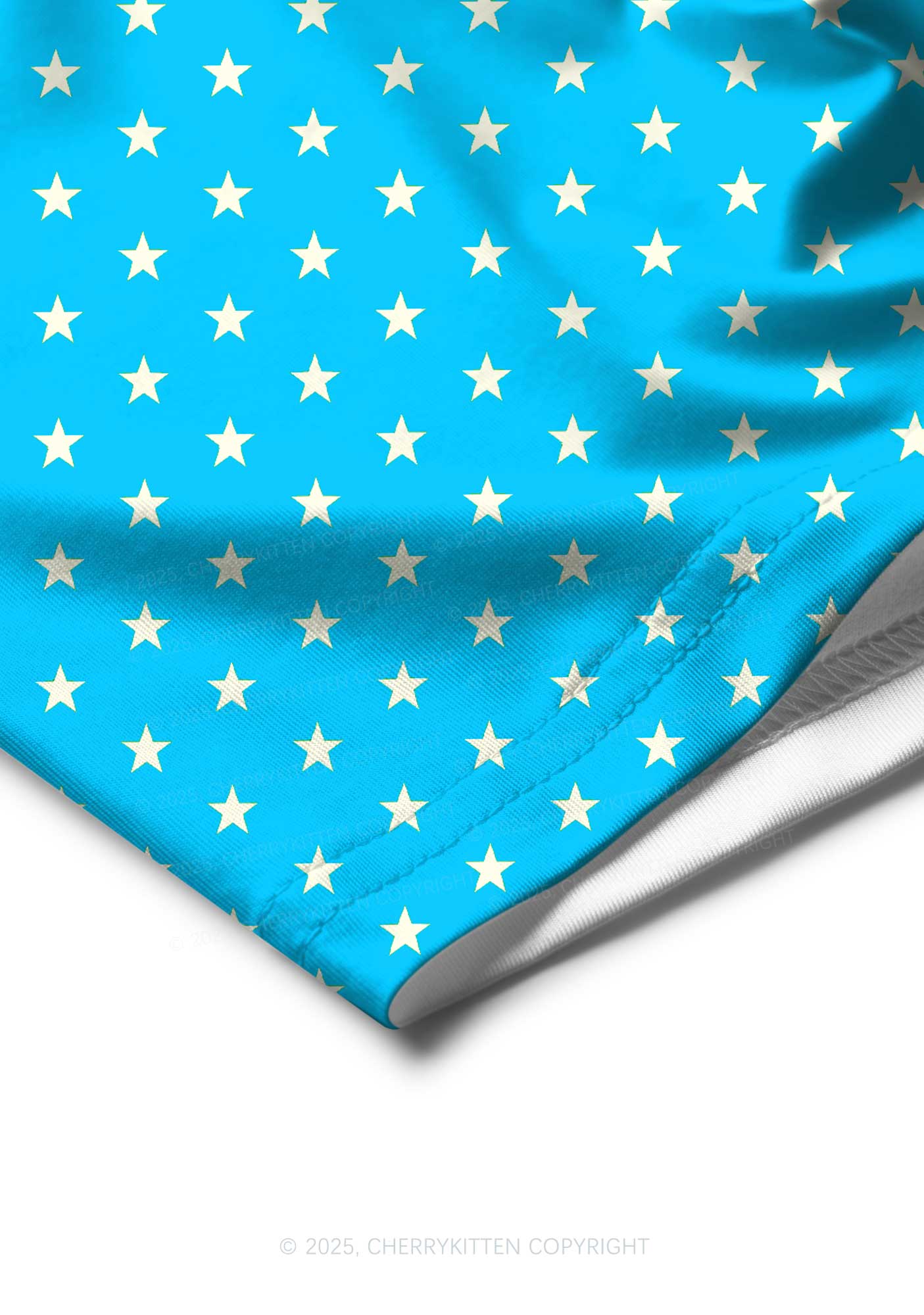 Blue Star Y2K Print Men Boxer Briefs Cherrykitten - Image 4
