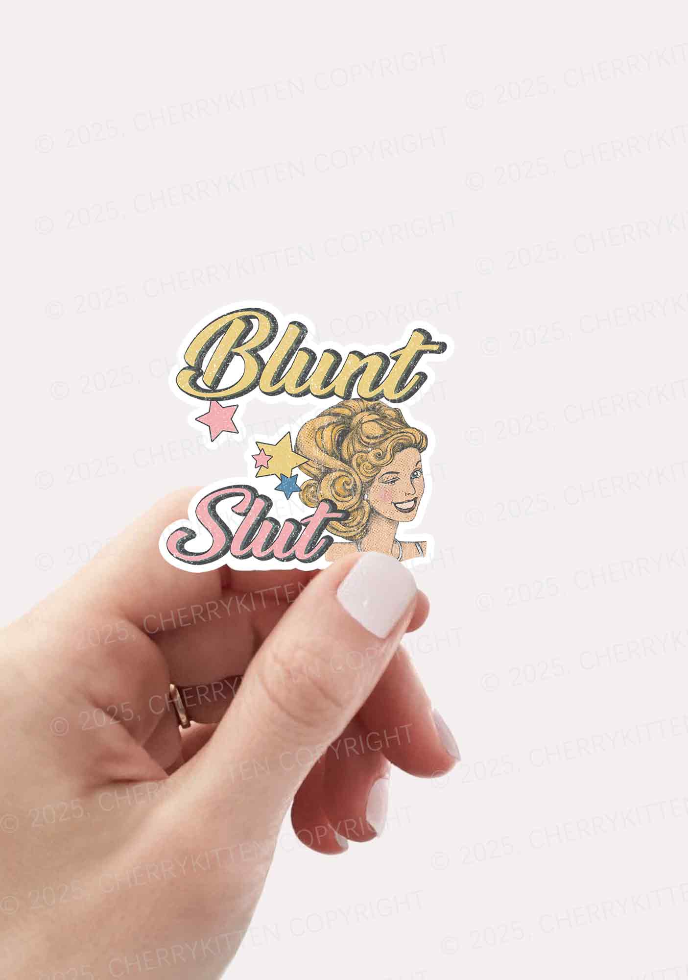 Blunt Slxt 1Pc Y2K Sticker Cherrykitten - Image 2