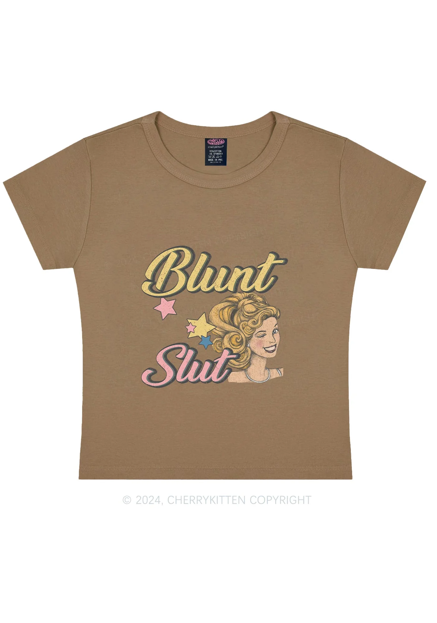 Blunt Slxt Y2K Baby Tee Cherrykitten - Image 10
