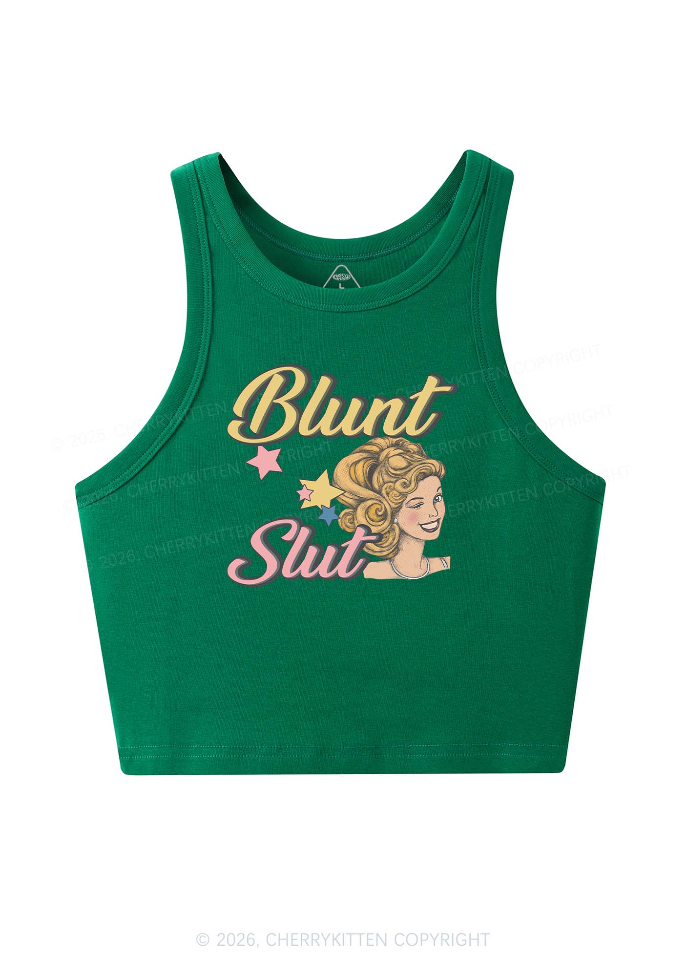 Blunt Slxt Y2K Crop Tank Top Cherrykitten - Image 6