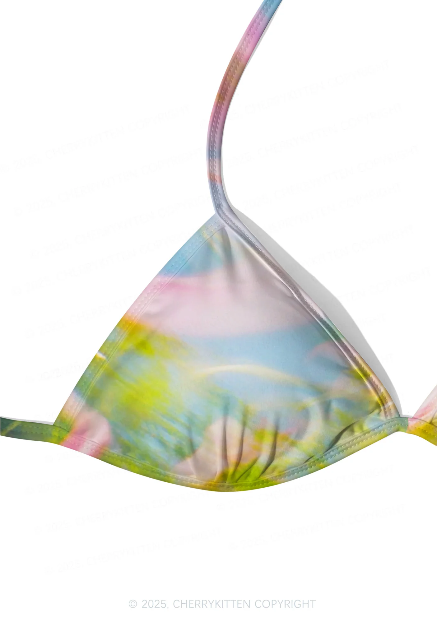 Blurred Blooms Y2K Print Bikini Set Cherrykitten - Image 4
