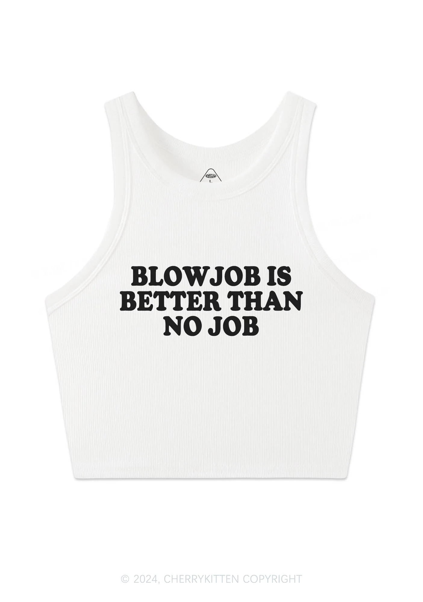 Blxwjob Is Better Y2K Crop Tank Top Cherrykitten - Image 4