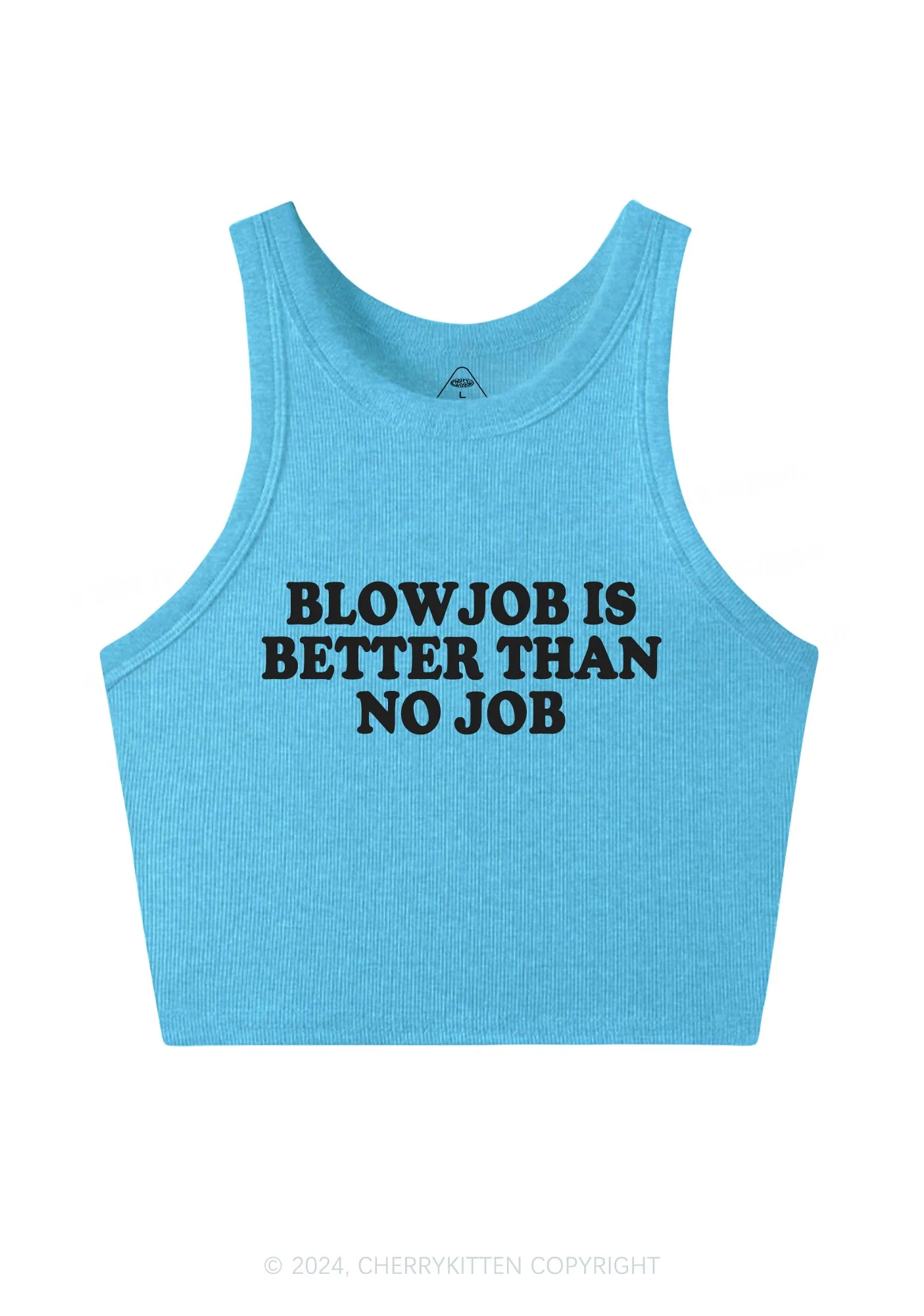 Blxwjob Is Better Y2K Crop Tank Top Cherrykitten - Image 5