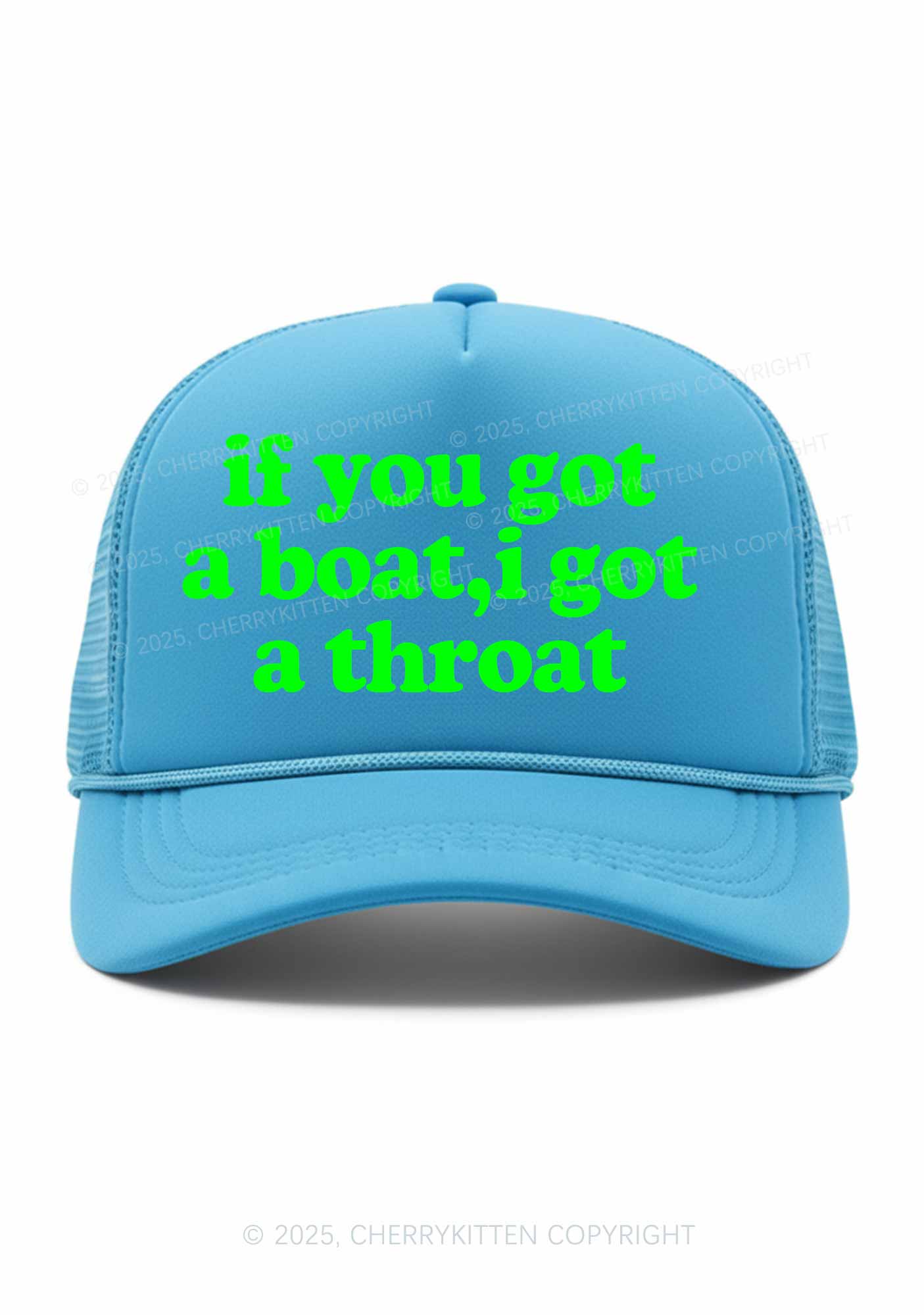 Boat And Throat Y2K Trucker Hat Cherrykitten - Image 2
